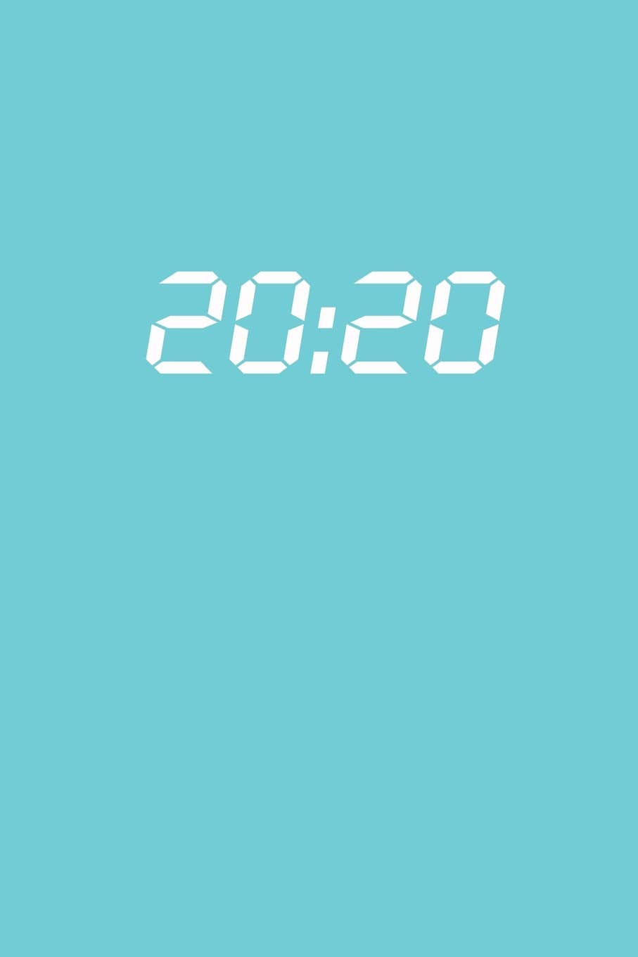 20:20: Zeit Planer 2020 A5 Blau Books