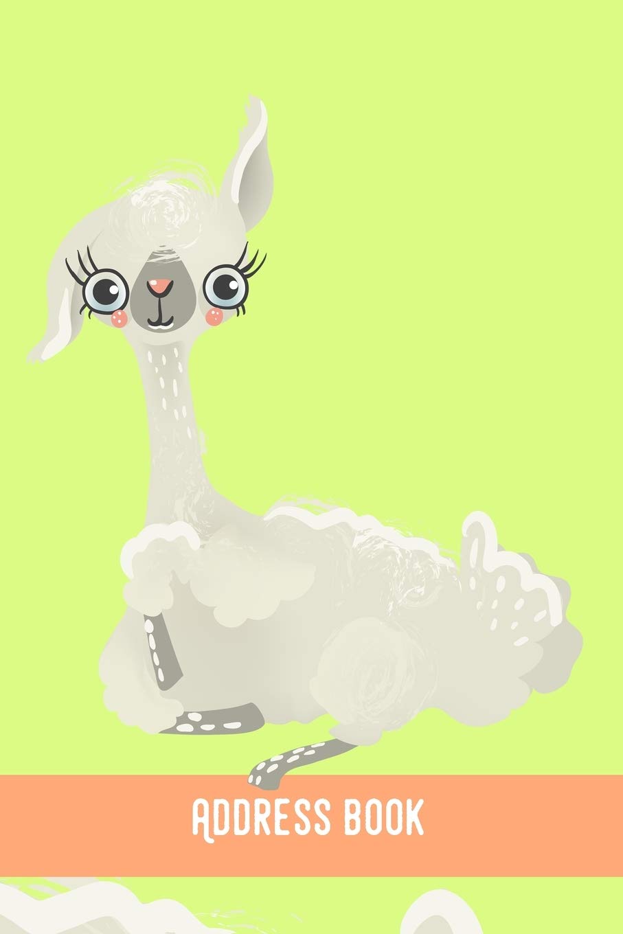 Address Book: Sweet Alpaca -Phone & contact book -All contacts at a glance - 120 pages in alphabetical order / size 6x9 (A5) Books
