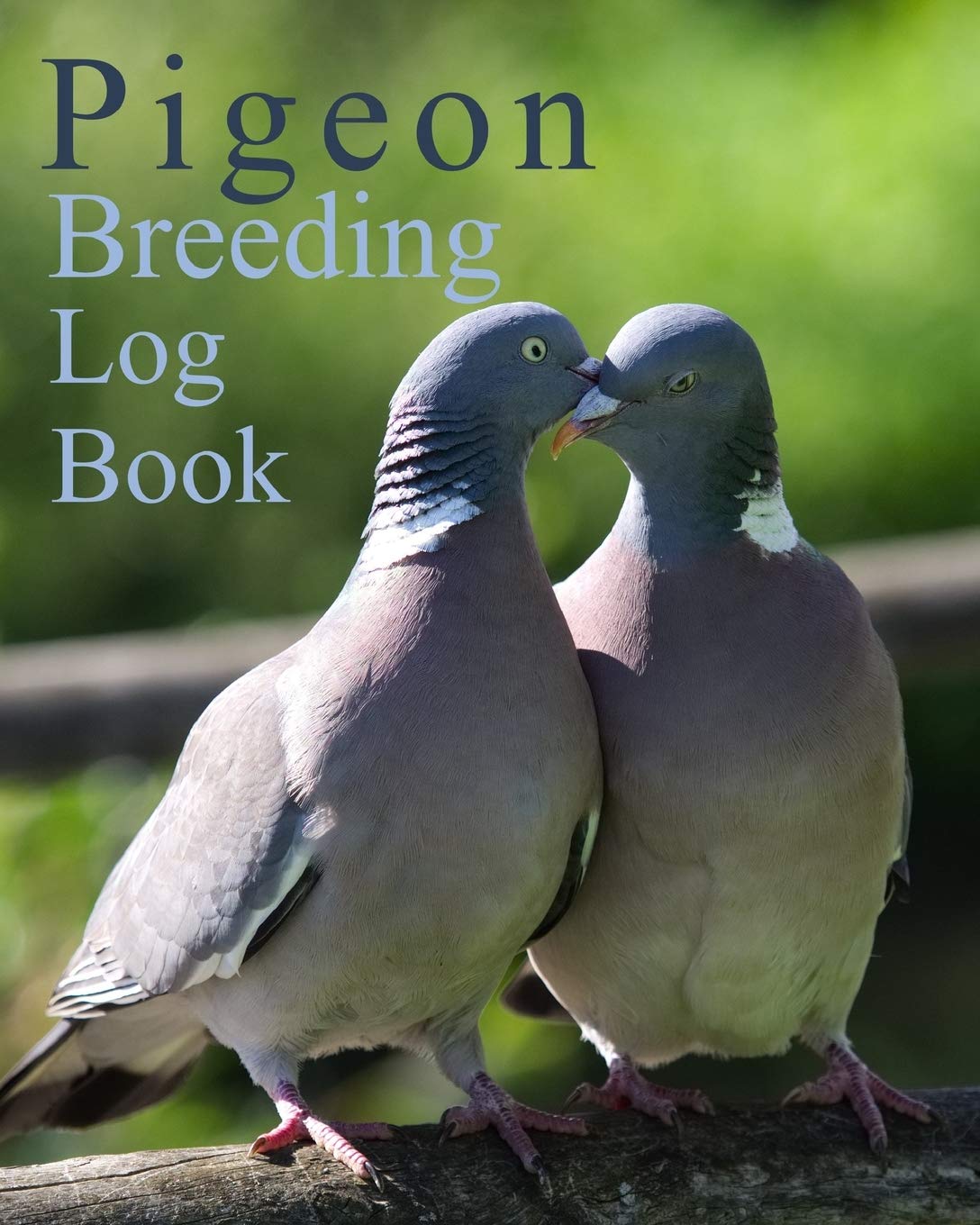 Pigeon Breeding Log Book: Record book for birds ,notebook, diary, hatching chicks,eggs,cage,100 templates 8" x 10" Pets