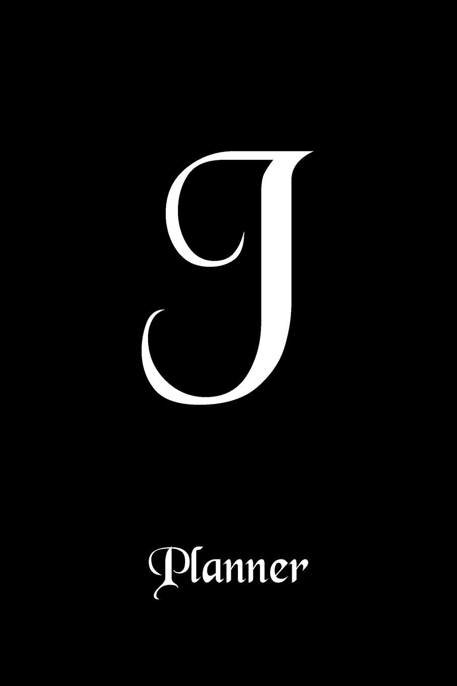 J: Letter Journal Monogram Minimalist Lined Notebook To Do List Undated Daily Planner for Personal and Business Activities with Check Boxes to Help ... to Get Organized (9 x 6 inches 120 pages) Business, Finance & Career