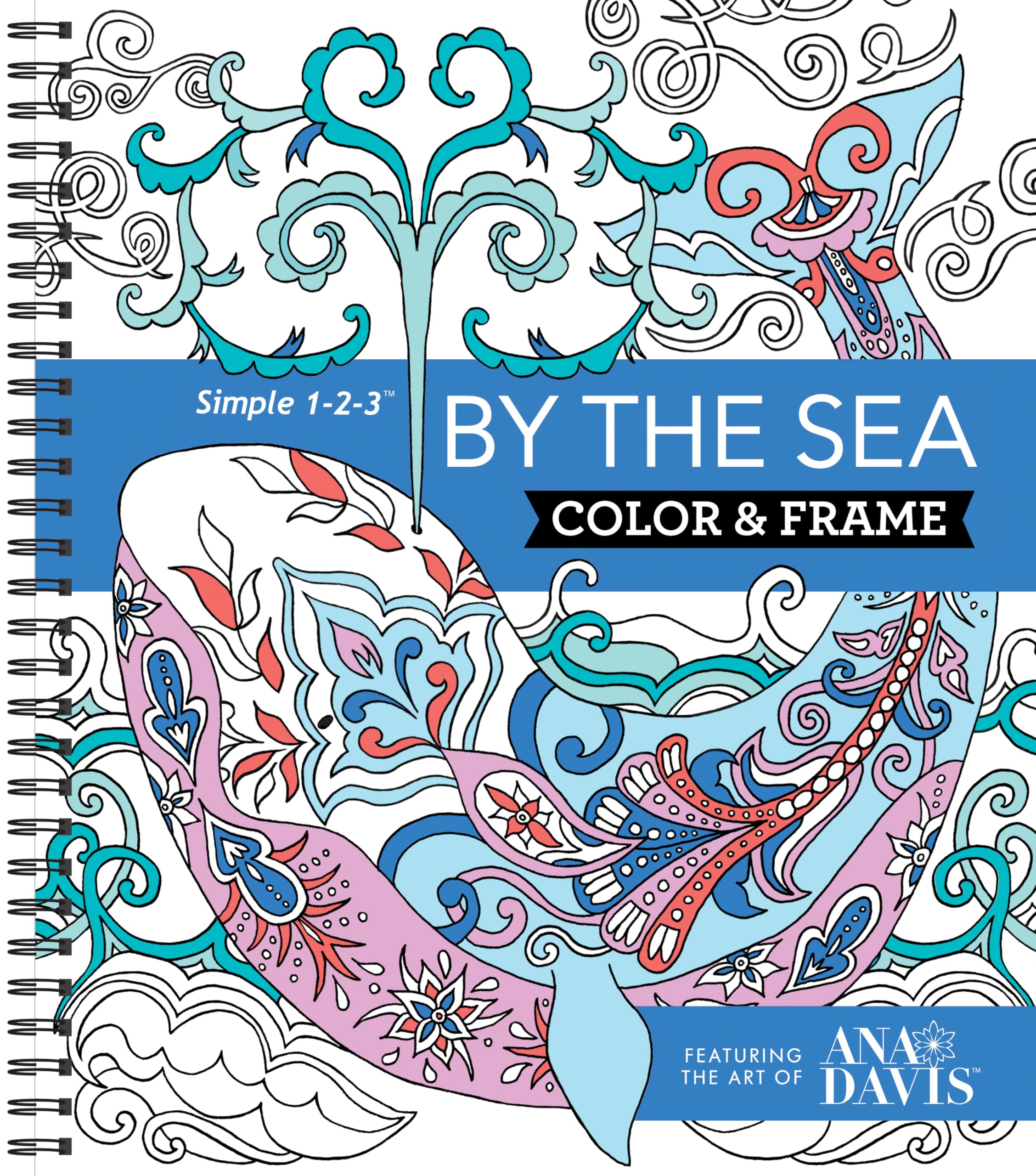 Color & Frame - By the Sea (Adult Coloring Book) Young adult books