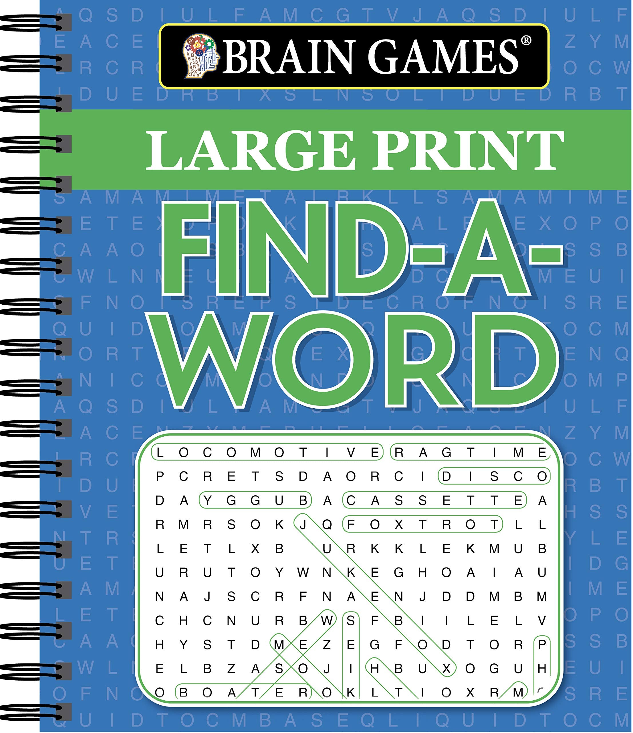 BRAIN GAMES LP FIND A WORD (Brain Games Large Print) Leisure & Fun