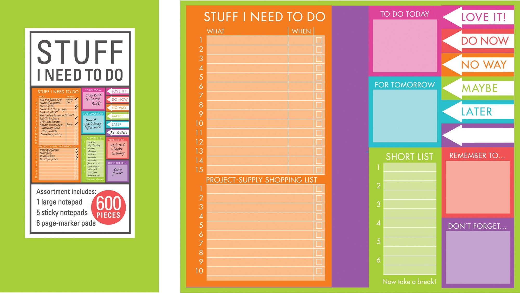 Book of Sticky Notes: Stuff I Need to Do - Brights Business, Finance & Career