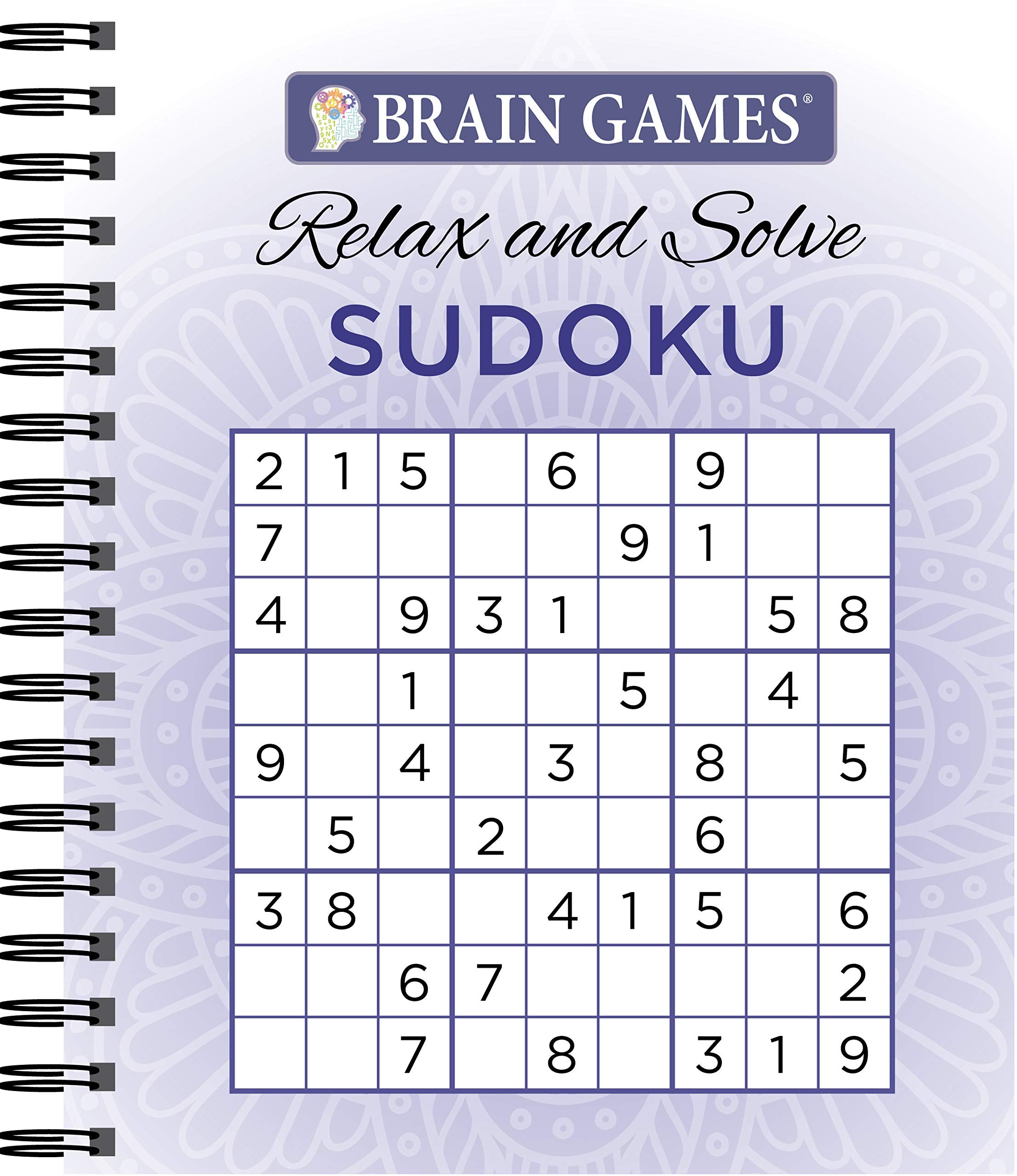 Brain Games Relax N Solve Sudoku Puzzles (Brain Games - Relax and Solve) Leisure & Fun