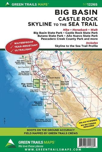 Big Basin, CA No. 1226s (Green Trails Maps) Leisure, Home & Garden