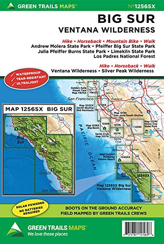 Big Sur Ventana Wilderness, CA No. 208sx (Green Trails Maps) Leisure, Home & Garden
