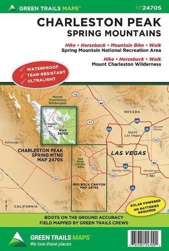 Charleston Peak, NV No. 2470s (Green Trails Maps) Leisure, Home & Garden