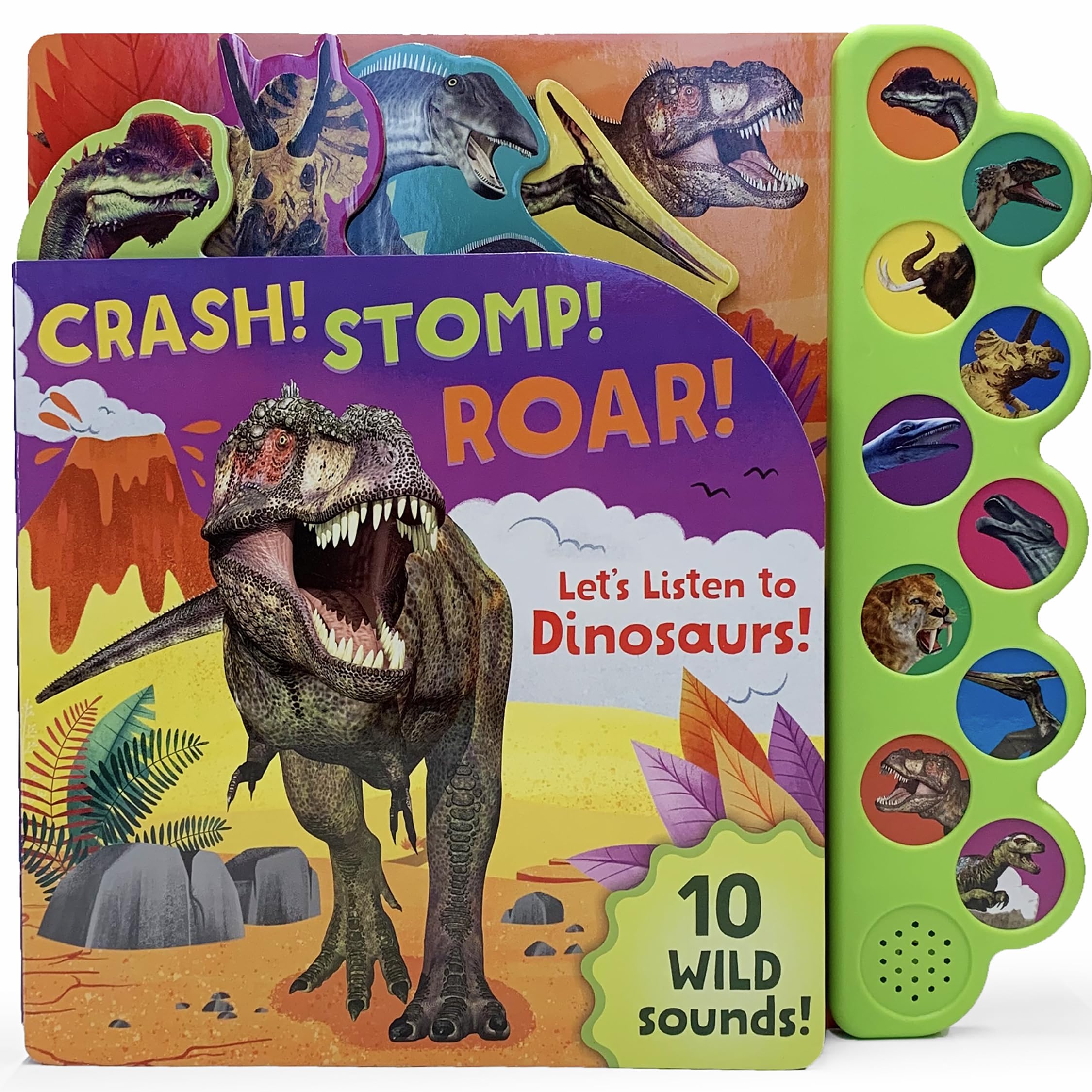 Crash! Stomp! Roar!: Let's Listen to Dinosaurs! Parents & Children