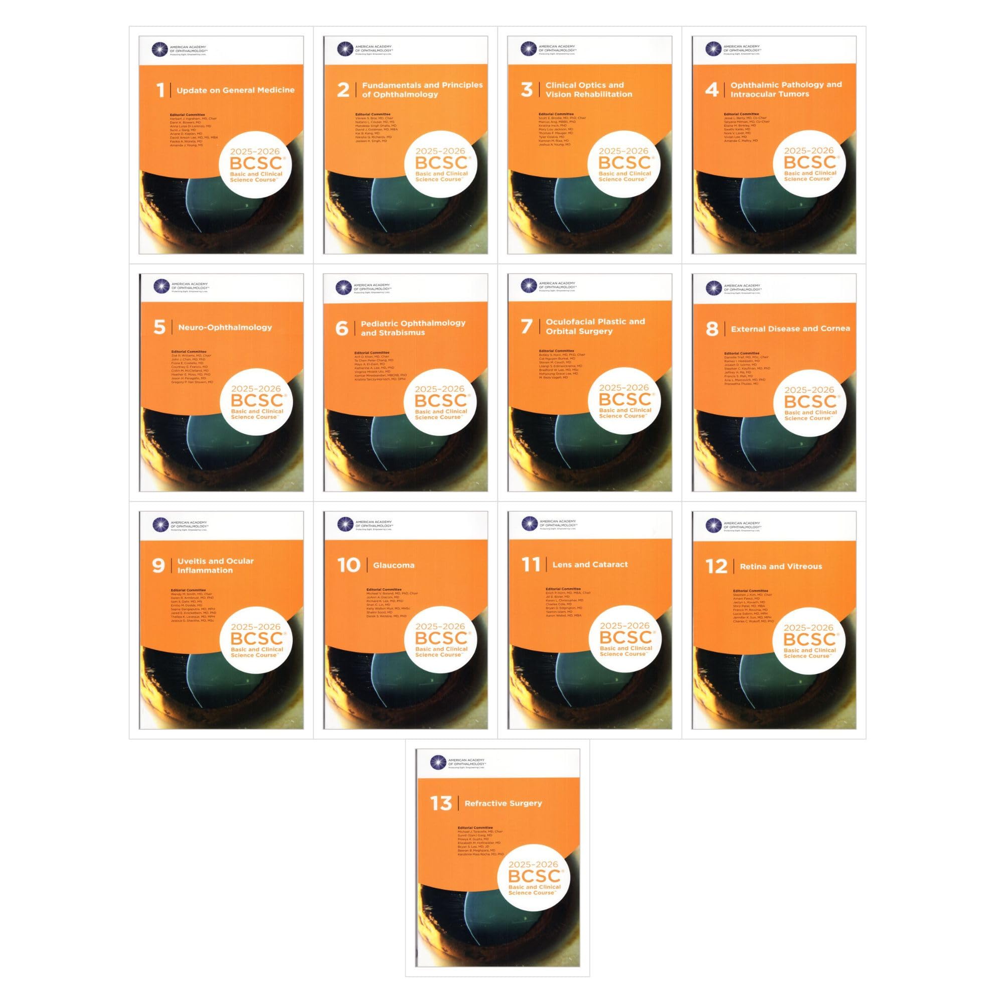 2025-2026 Basic and Clinical Science Course, Complete Print Set Medicine