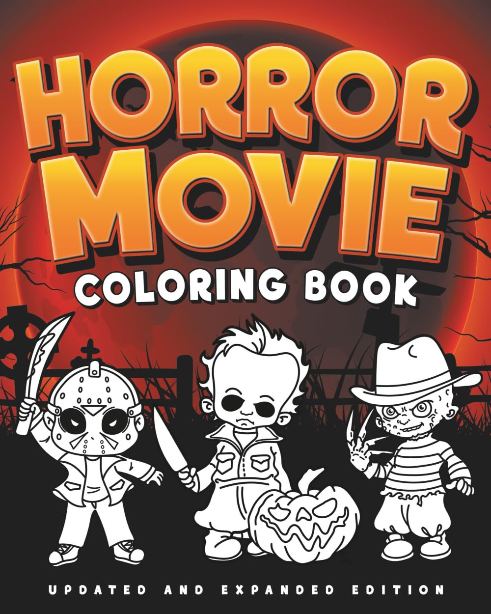 Horror Movie Coloring Book Manga
