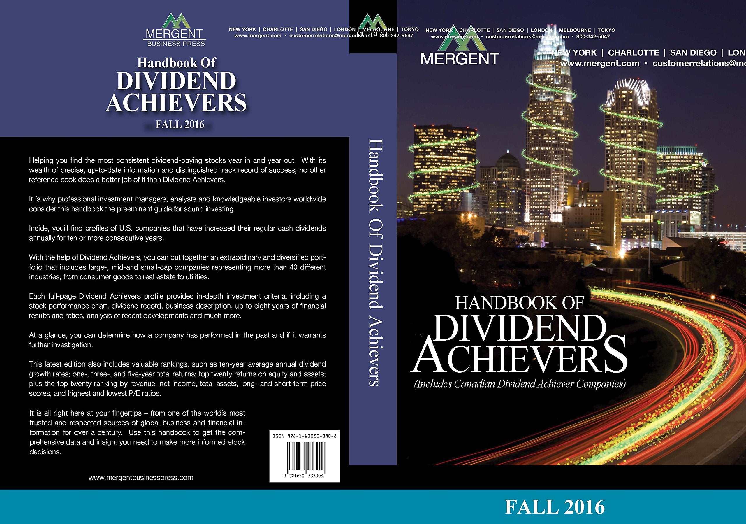 Handbook of Dividend Achievers: Winter Edition Business, Finance & Career
