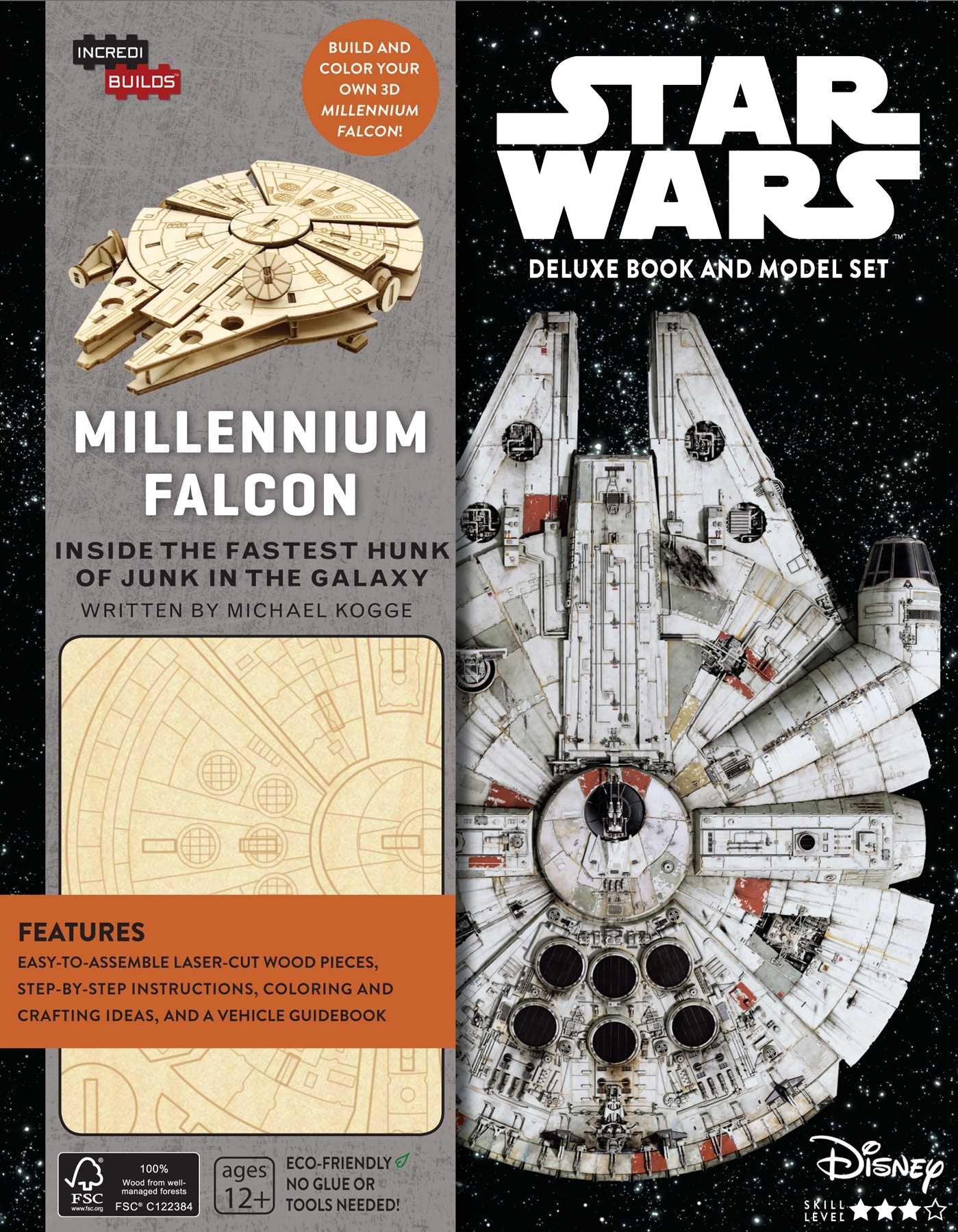 Incredibuilds: Star Wars: Millennium Falcon Deluxe Book and Model Set Manga