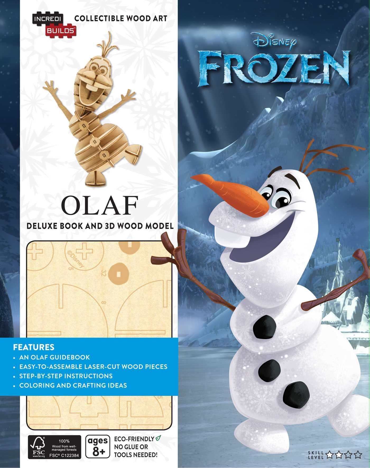 incredibuilds: Disney Frozen: Olaf Deluxe Book and Model Set Manga