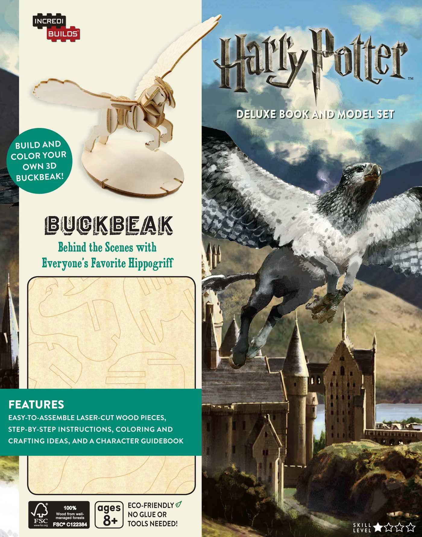 INCREDIBUILDS: HARRY POTTER: BUCKBEAK DELUXE BOOK AND MODEL SET Education