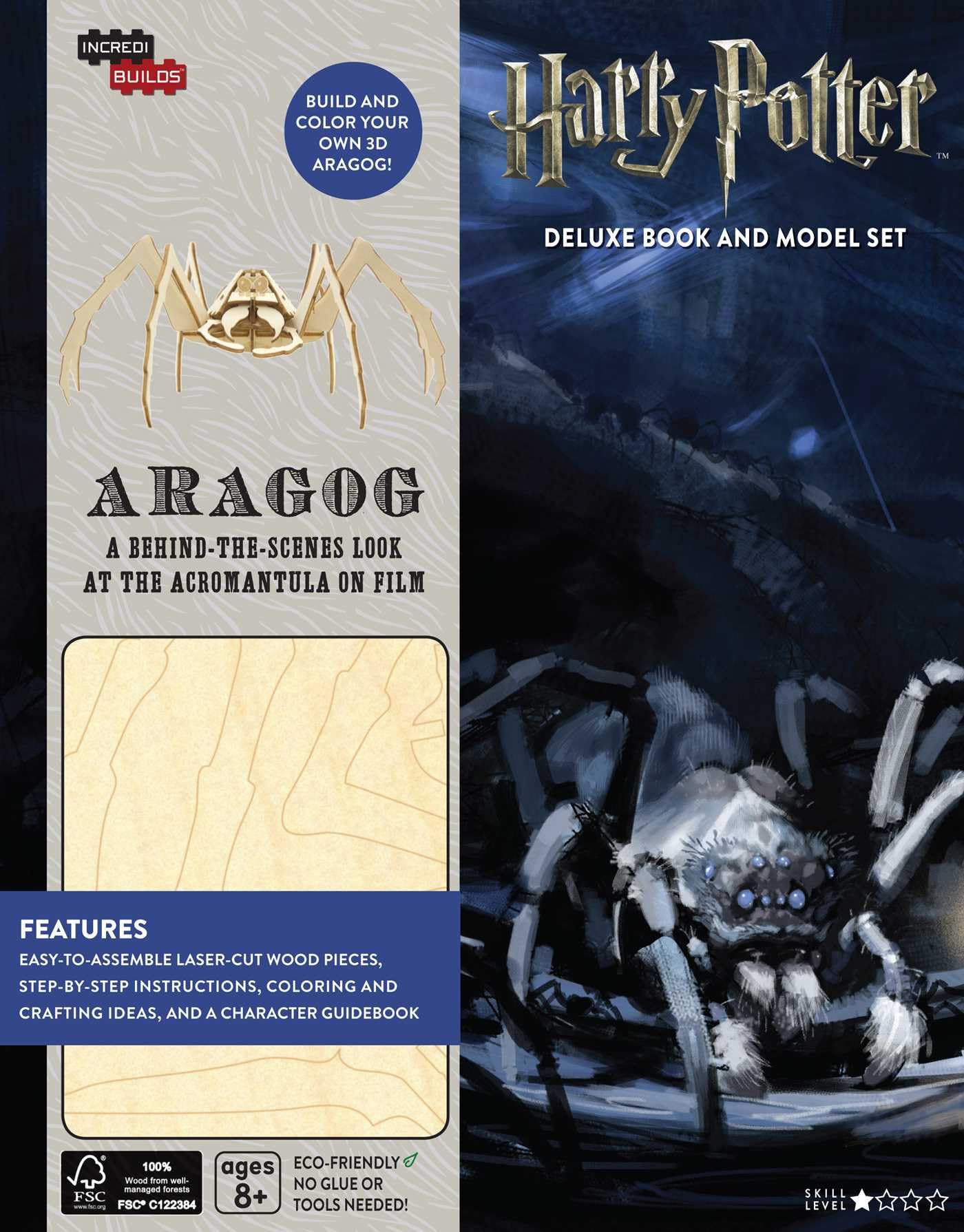 INCREDIBUILDS: HARRY POTTER: ARAGOG DELUXE BOOK AND MODEL SET Education