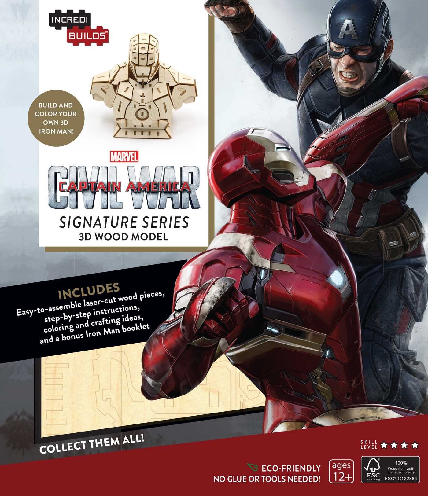 INCREDIBUILDS: MARVEL'S CAPTAIN AMERICA: CIVIL WAR: IRON MAN SIGNATURE SERIES 3D Manga