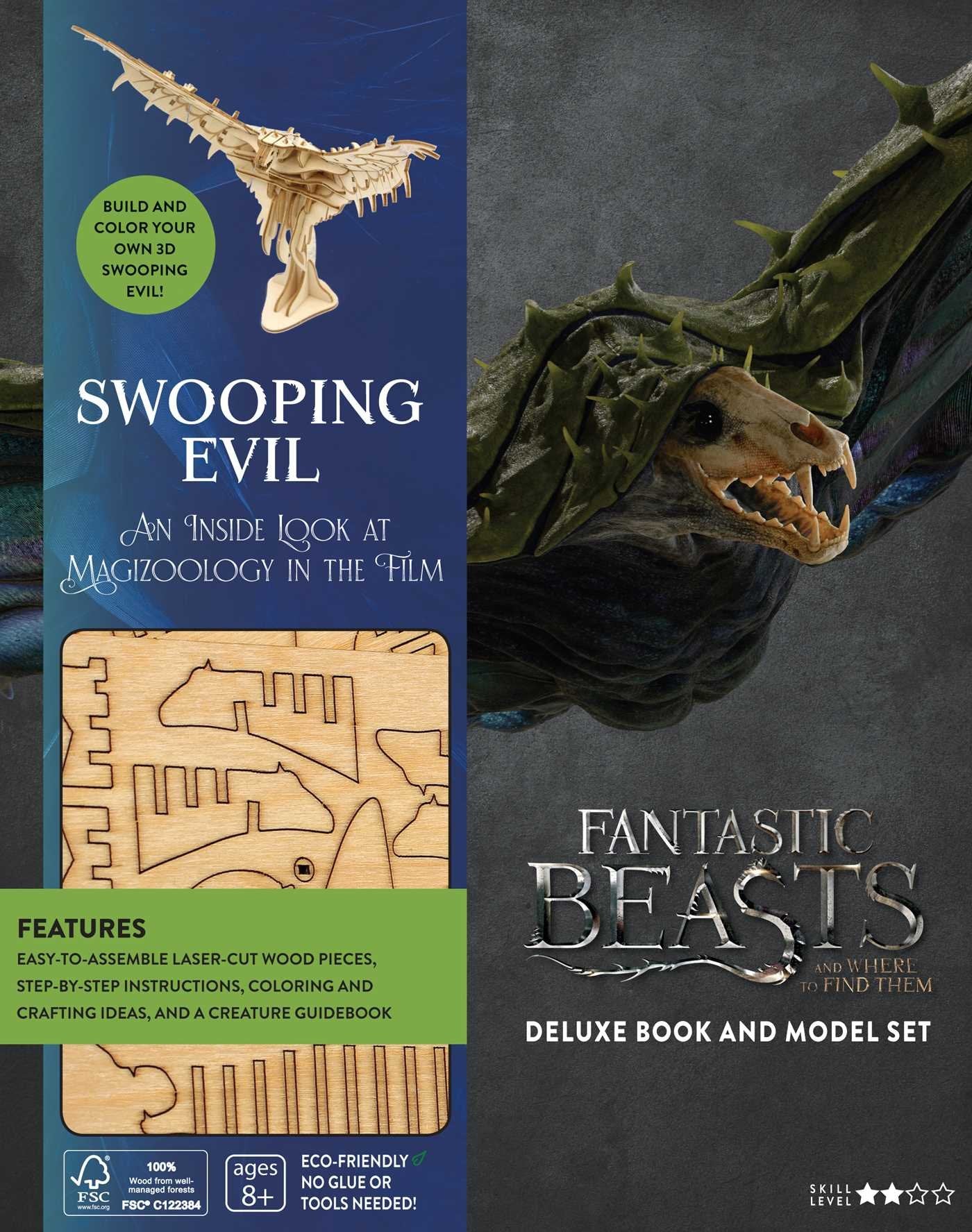INCREDIBUILDS: FANTASTIC BEASTS AND WHERE TO FIND THEM: SWOOPING EVIL DELUXE BOO: Fantastic Beasts and Where to Find Them: Swooping Evil Deluxe Book and Model Set Film, Art & Culture