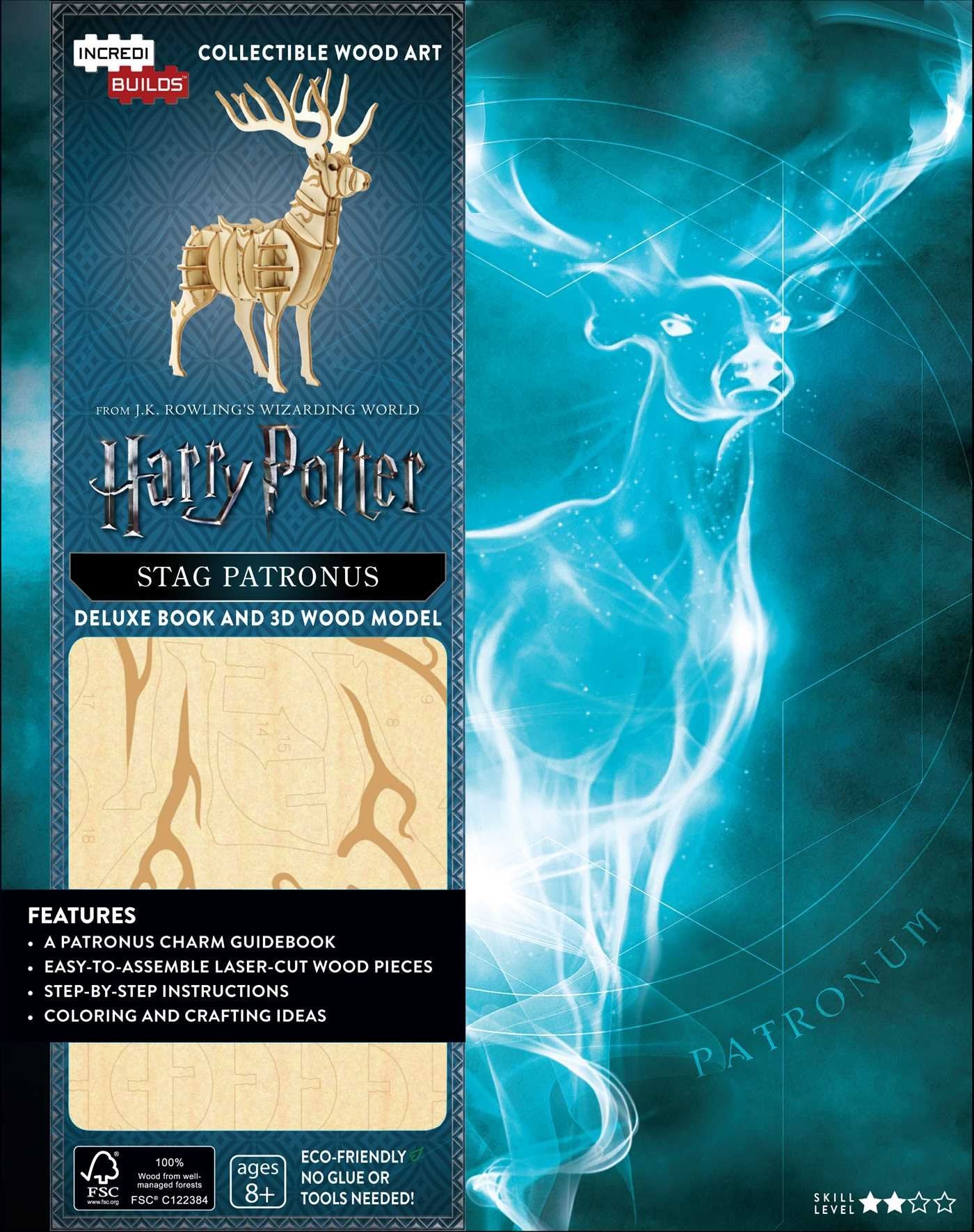 IncrediBuilds: Harry Potter: Stag Patronus Deluxe Book and Model Set Non-fiction