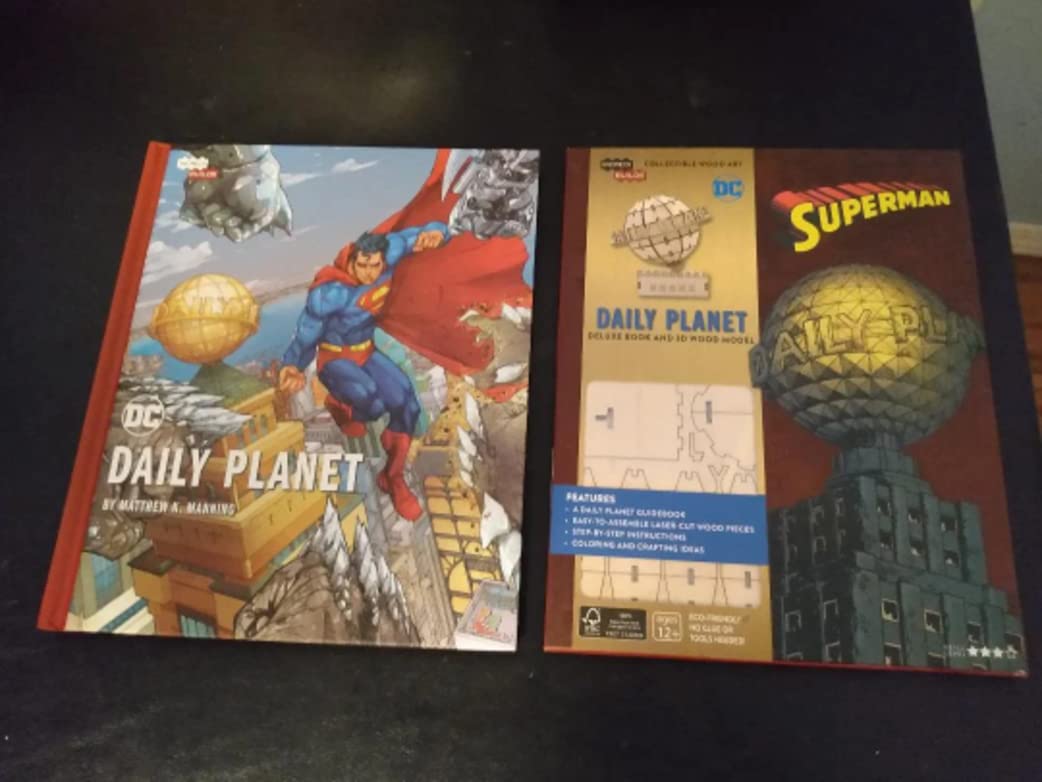 IncrediBuilds: DC Comics Superman: Daily Planet Deluxe Book and Model Set Manga