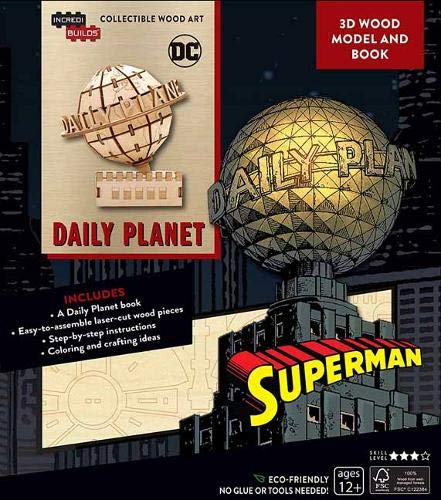 IncrediBuilds: DC Comics: Superman: Daily Planet 3D Wood Model and Book Living & Furnishing