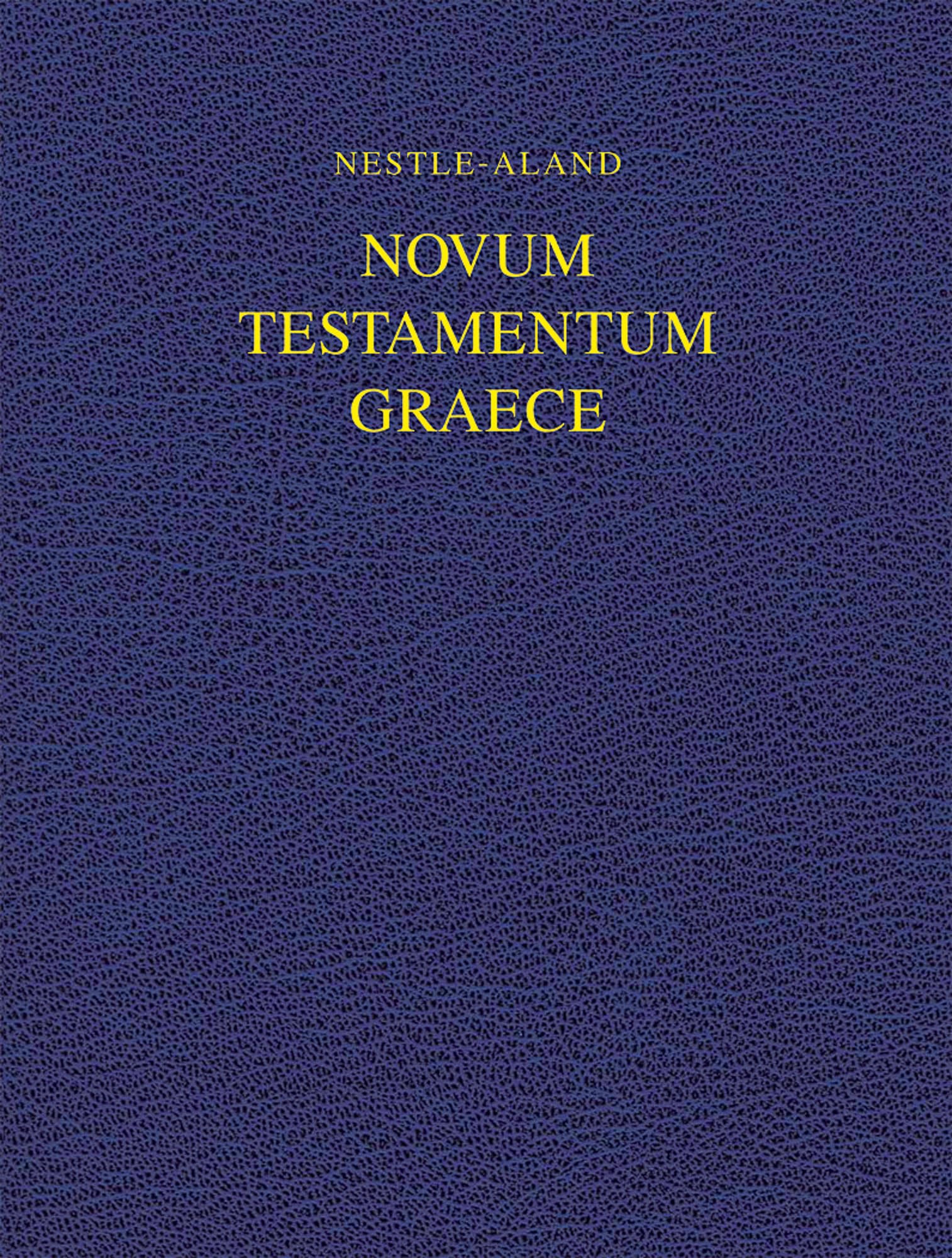 Nestle-Aland Novum Testamentum Graece 28 (Na28) Wide Margin Religion & Esotericism
