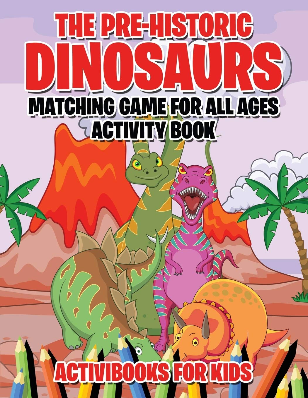 The Pre-Historic Dinosaurs Matching Game for All Ages Activity Book Tiptoi & Games