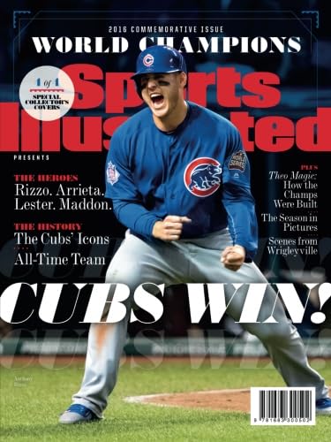 Sports Illustrated Chicago Cubs 2016 World Series Champions Commemorative Issue - Anthony Rizzo Cover: Cubs Win! Social Sciences