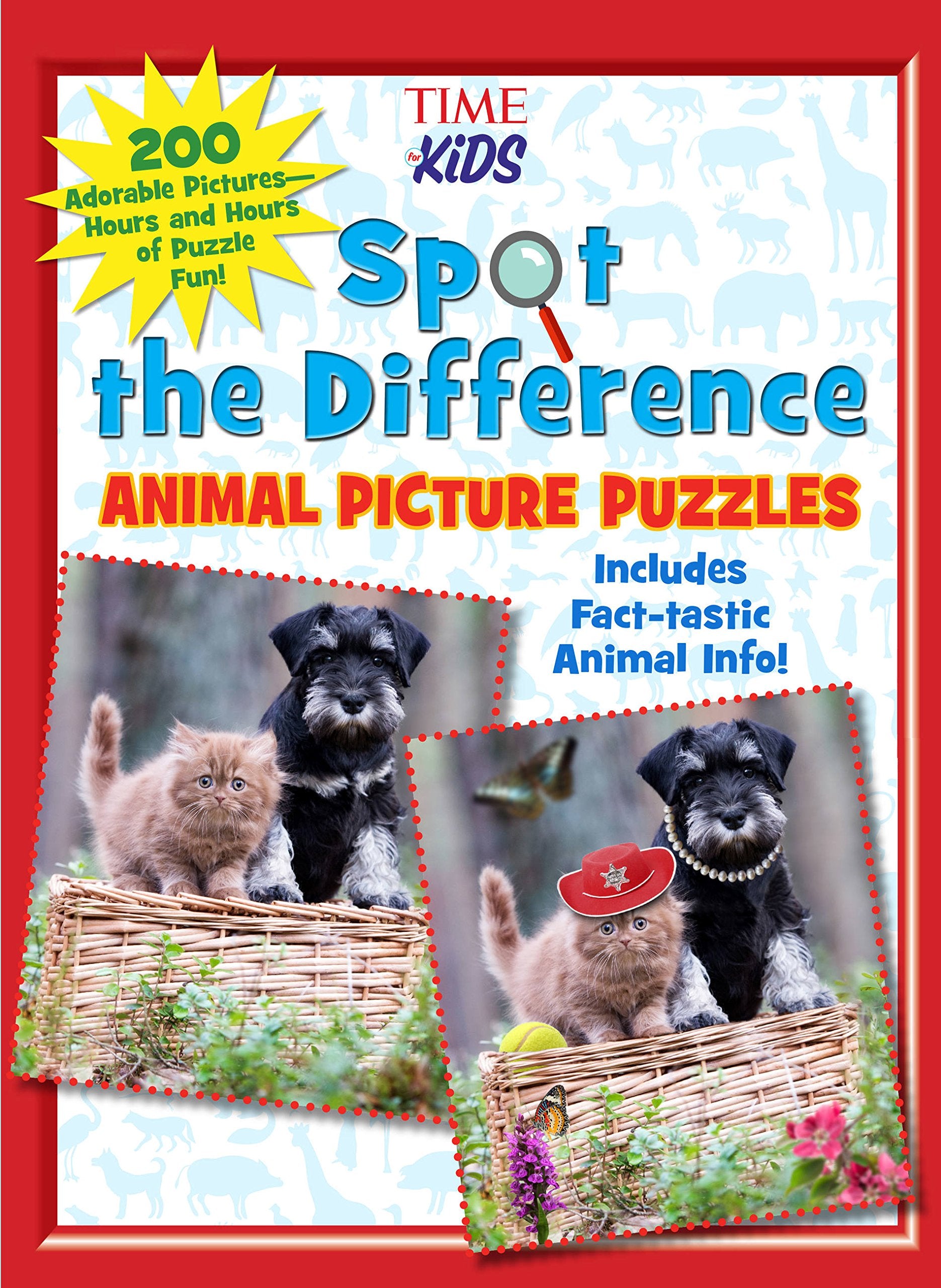 Spot the Difference Animal Picture Puzzles (A TIME for Kids Book): 200 Adorable Pictures Hours and Hours of Puzzle Fun: 200 Adorable Pictures--Hours and Hours of Puzzle Fun (a Time for Kids Book) Tiptoi & Games