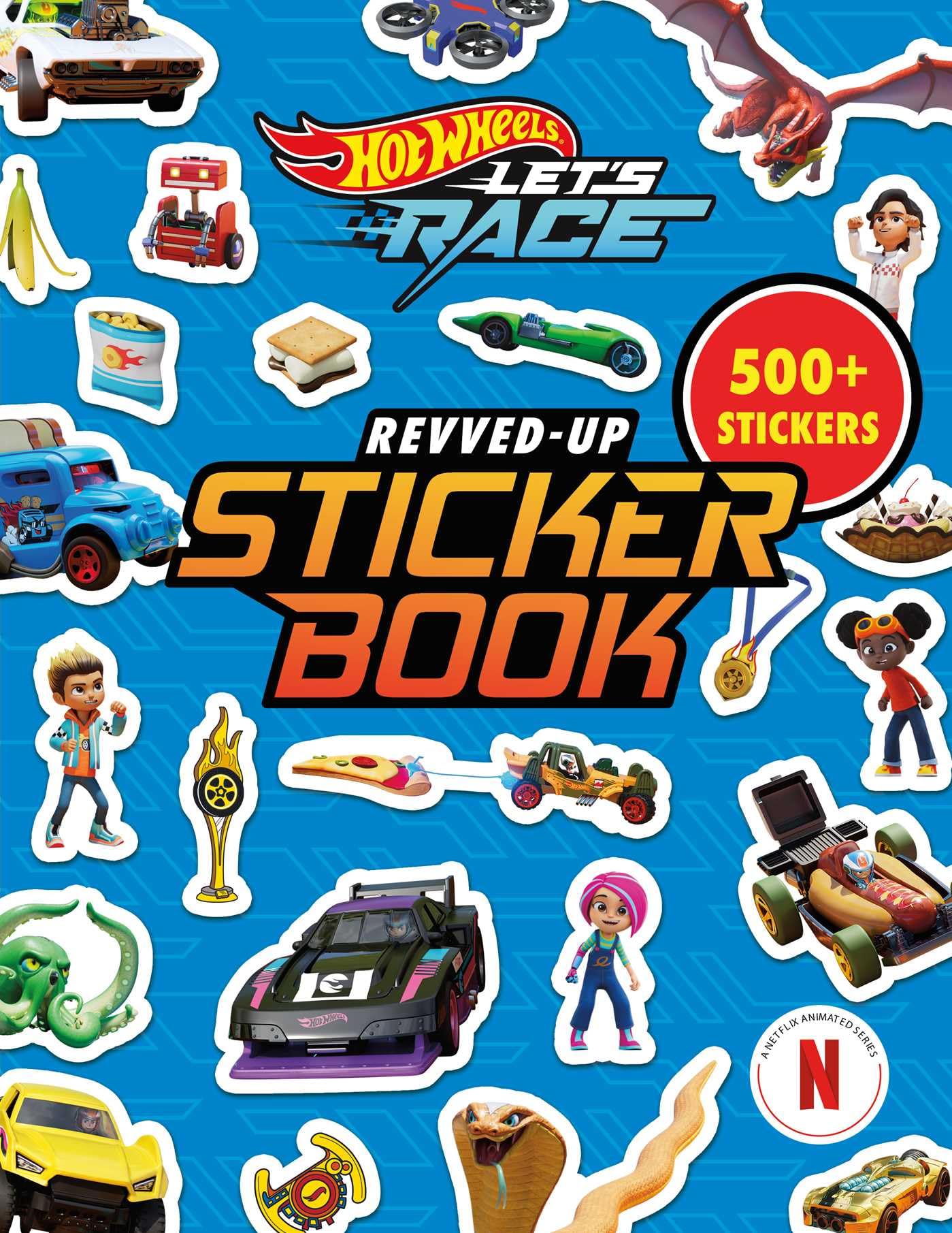 Hot Wheels Let's Race: Revved-up Sticker Book Novels & Short Stories