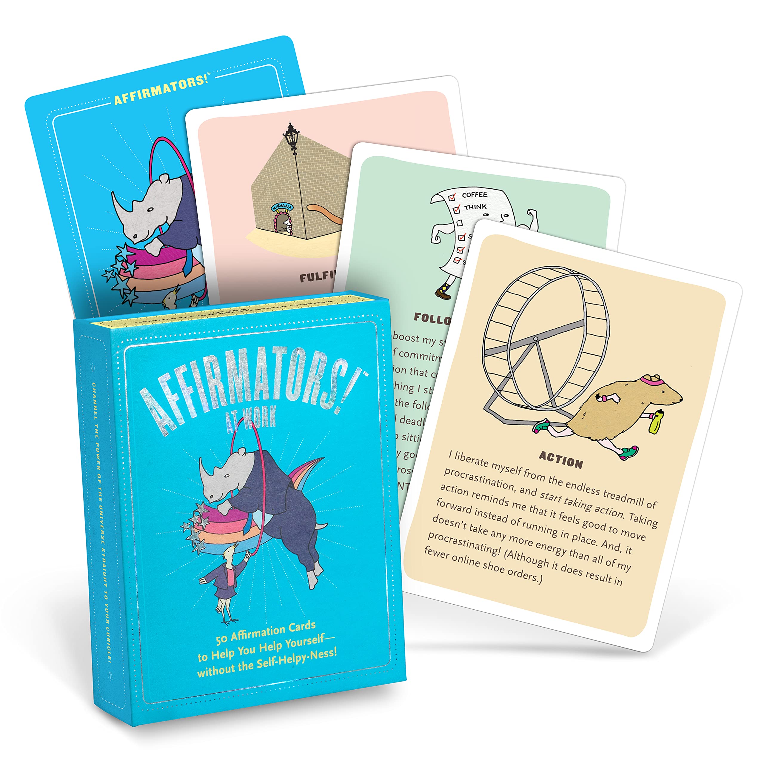 Knock Knock Affirmators! at Work: 50 Affirmation Cards to Help You Help Yourself?-without the Self-Helpy-Ness! Living & Furnishing