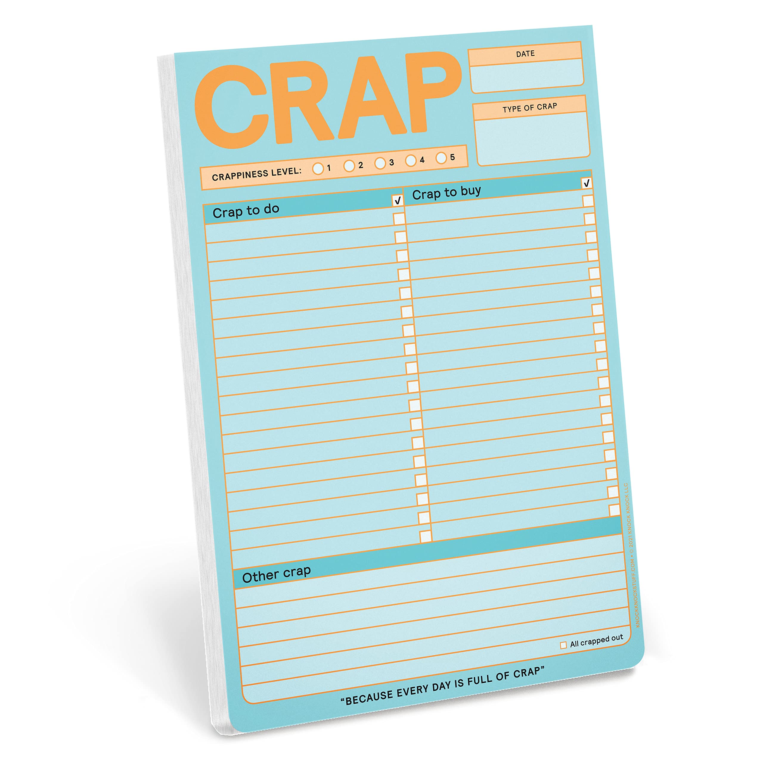 Knock Knock Crap Pad, To Do List Note Pad (Pastel Edition) (Knock Knock Pads) Lifestyle