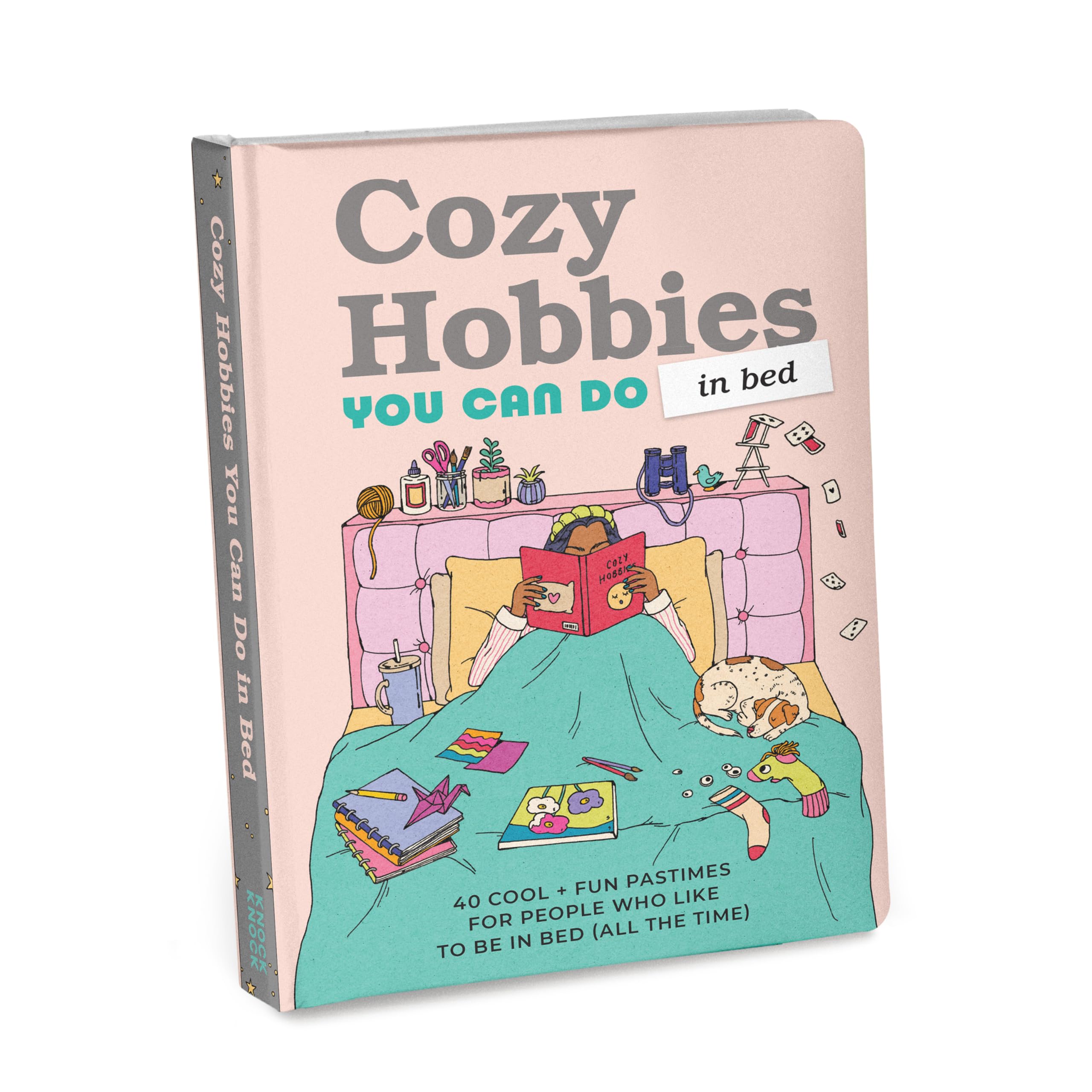 Cozy Hobbies You Can Do in Bed: 40 Cool + Fun Pastimes (Knock Knock Cozy Hobbies Books) Leisure, Home & Garden