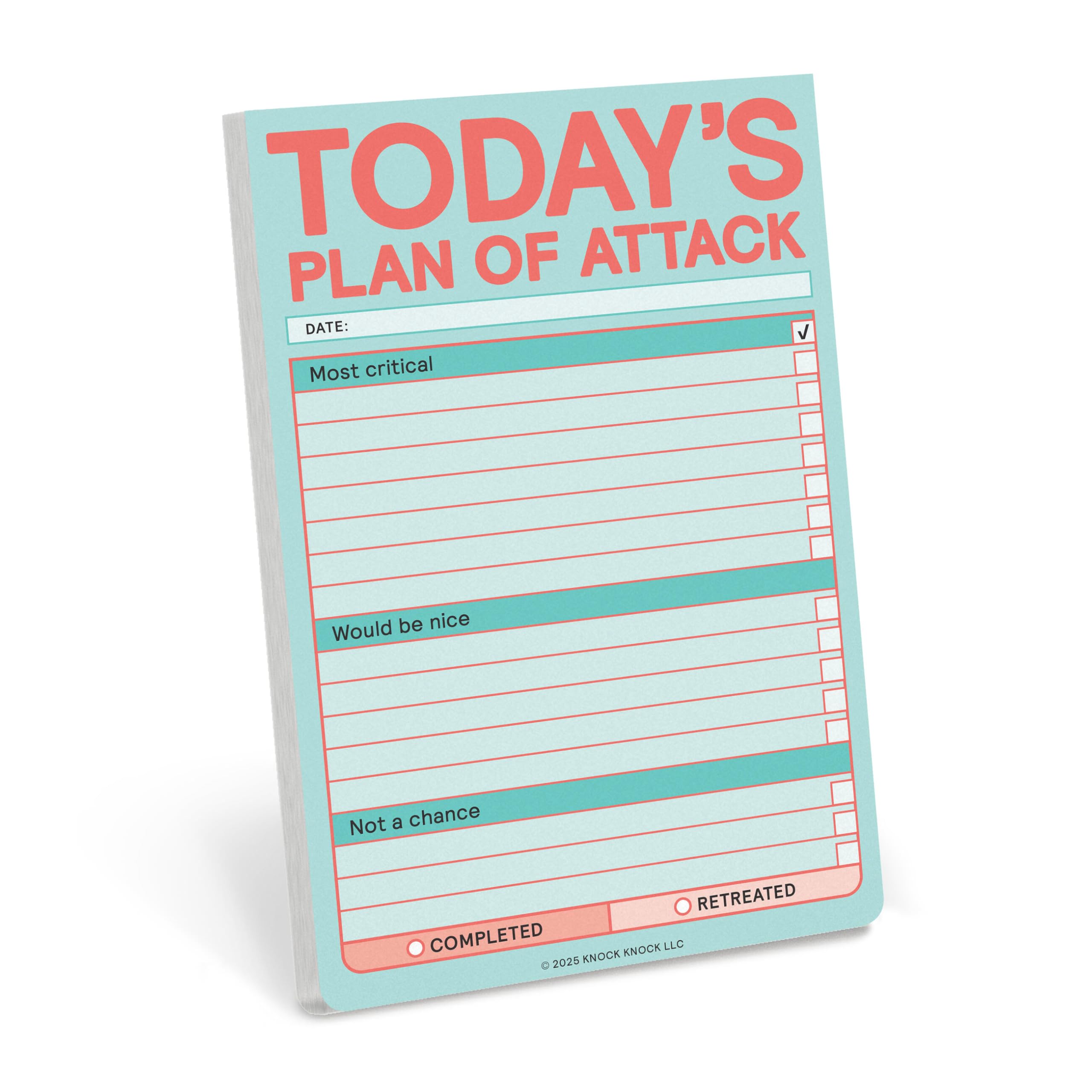 Today’s Plan of Attack Great Big Sticky Note Pastel Version (Knock Knock Great Big Stickies) Books