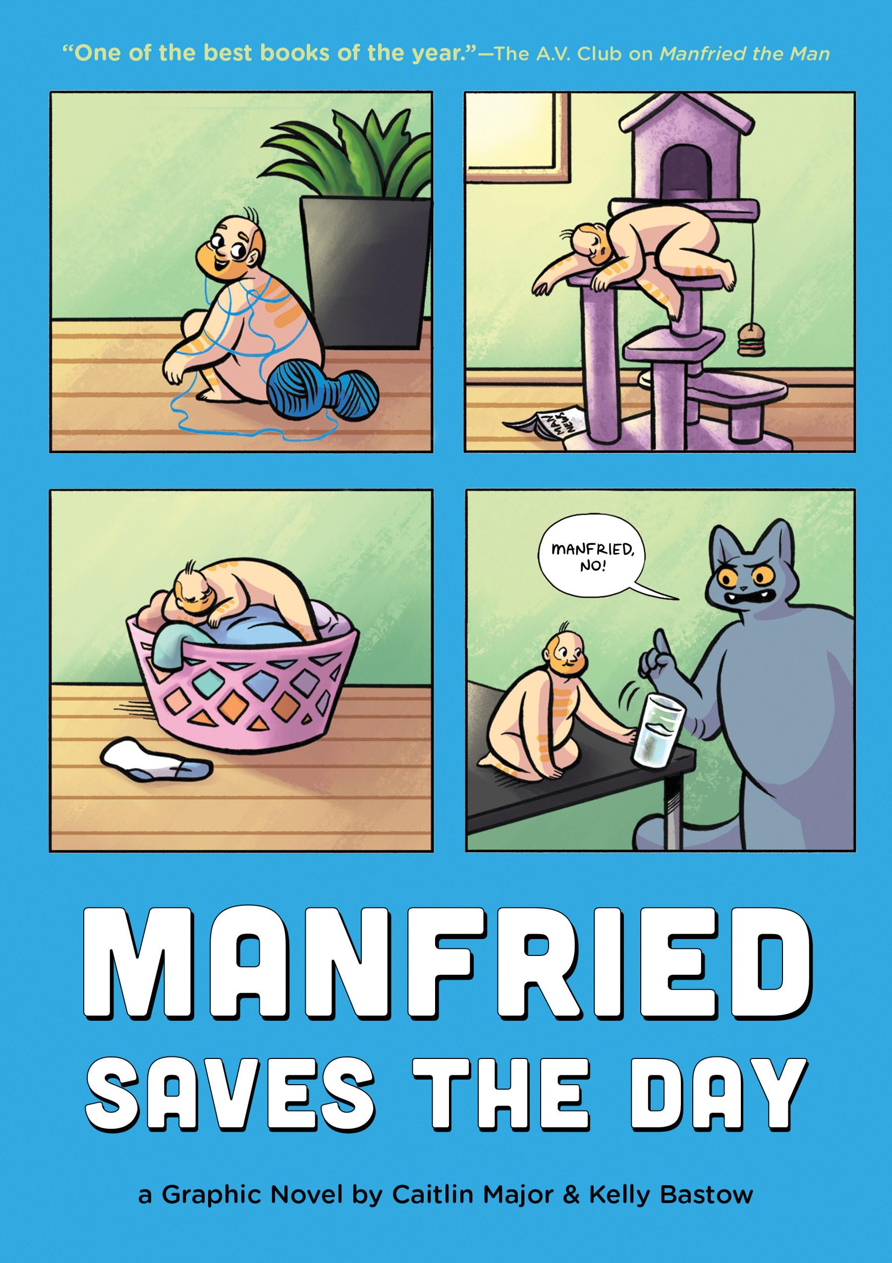 Manfried Saves the Day: A Graphic Novel (Manfried the Man, Band 2) Humour & Satire