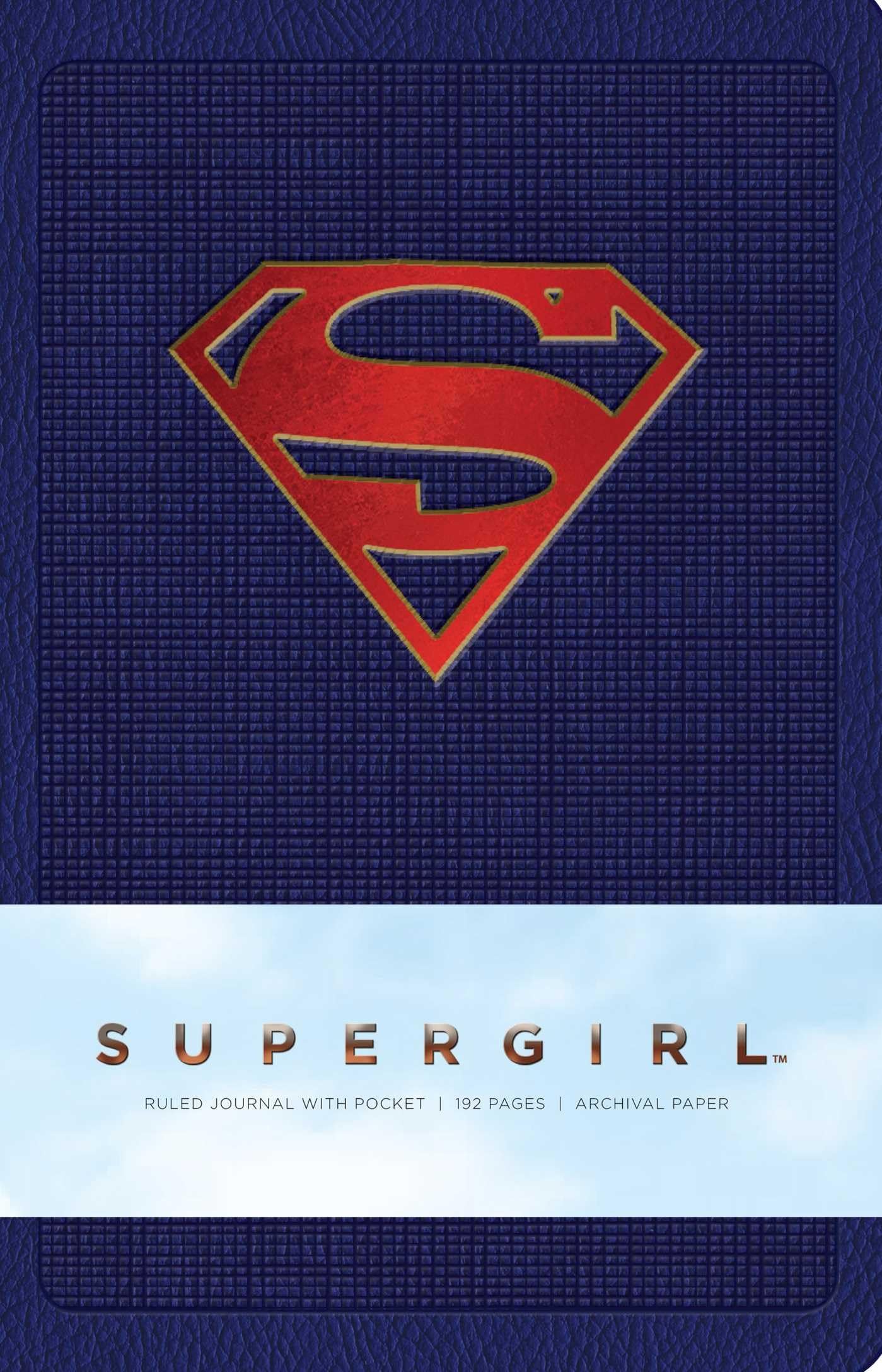 Supergirl Hardcover Ruled Journal Film, Art & Culture