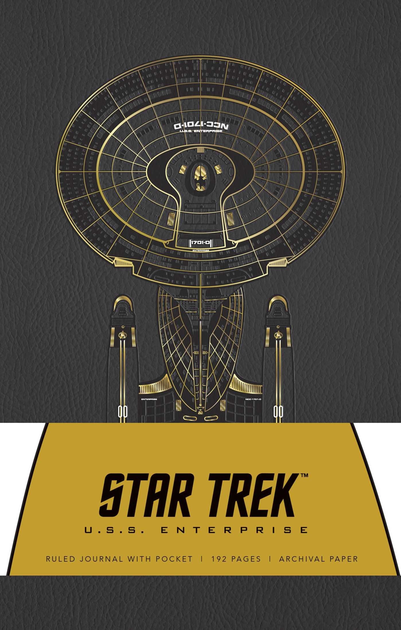 Star Trek Hardcover Ruled Journal: U.S.S. Enterprise (Science Fiction Fantasy) Stationery