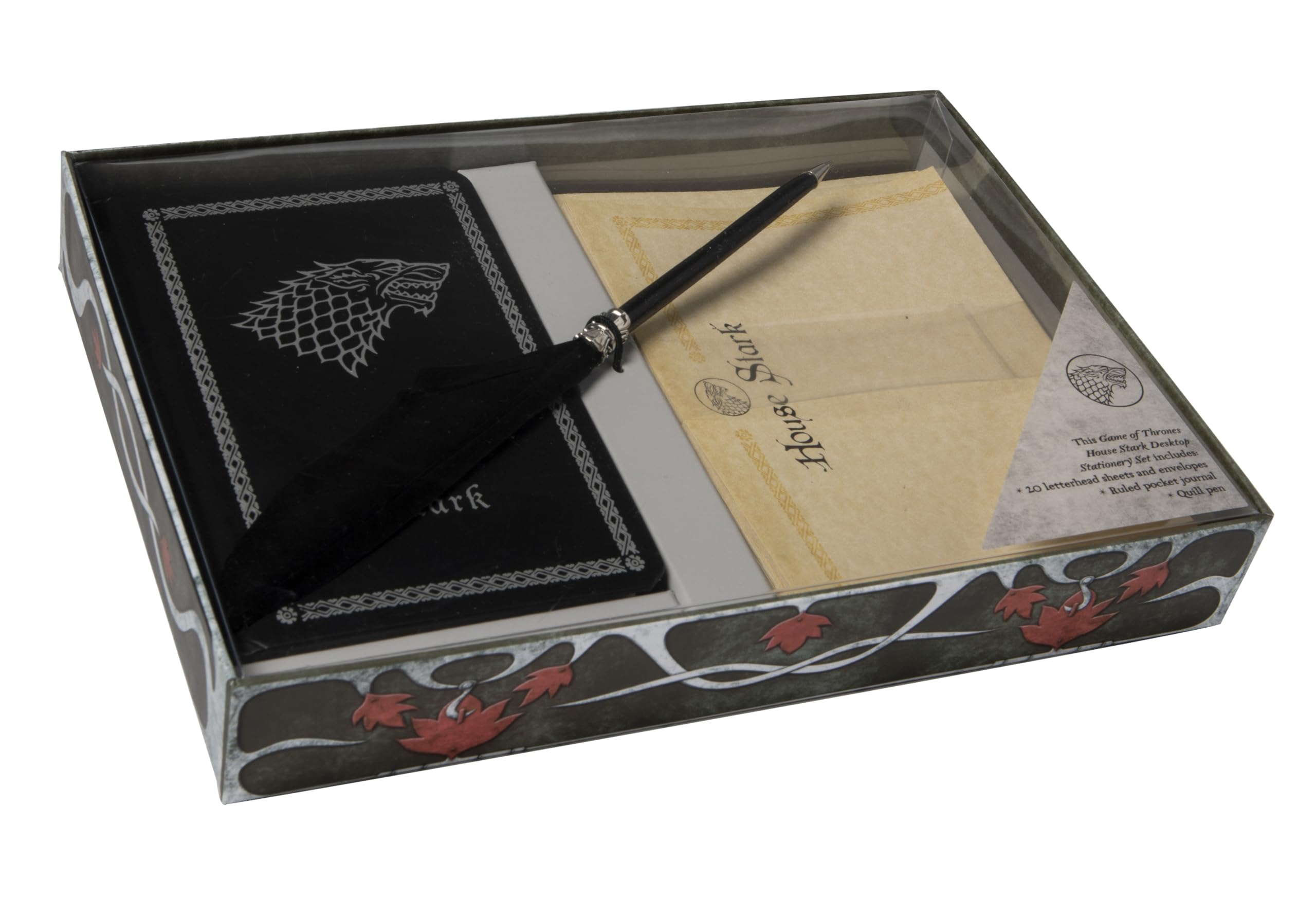 Game of Thrones: House Stark Desktop Stationary Set: House Stark: Desktop Stationery Set (With Pen) Social Sciences