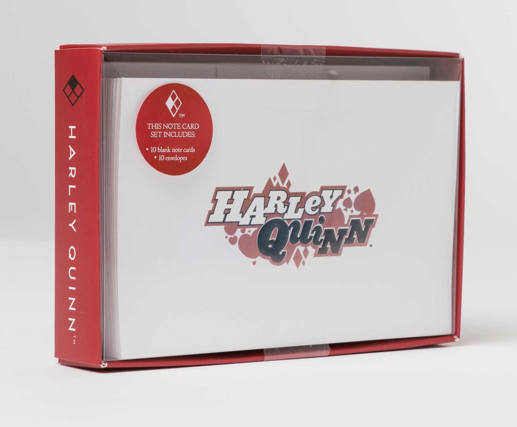 DC Comics: Harley Quinn Foil Note Cards: Set of 10 Superheroes