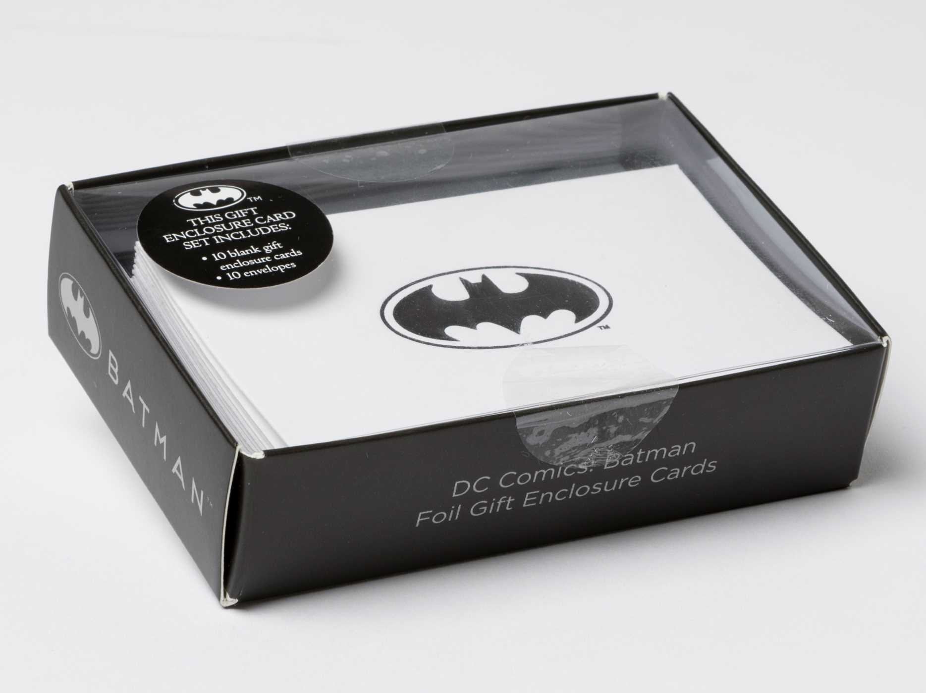 DC Comics: Batman Foil Gift Enclosure Cards: Set of 10 Essays & Short Stories