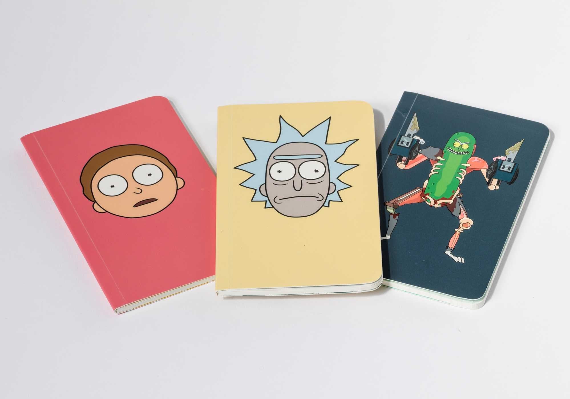 Rick and Morty: Pocket Notebook Collection (Set of 3) Action & Adventure