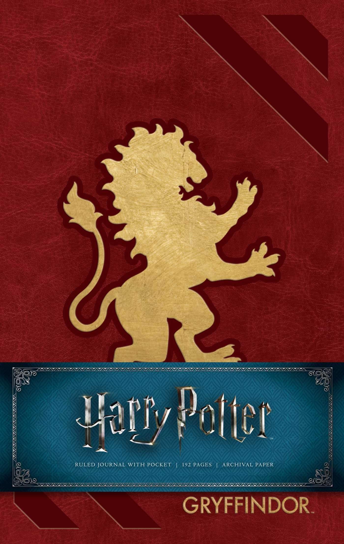 Harry Potter: Gryffindor Hardcover Ruled Journal: Redesign Essays & Short Stories