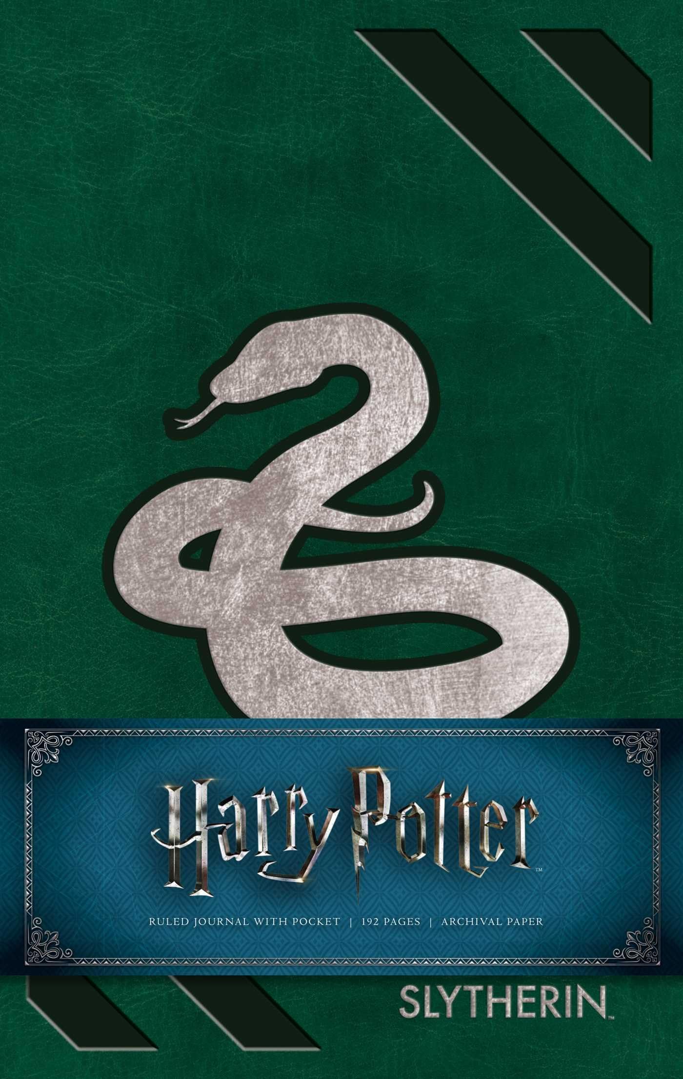 Harry Potter: Slytherin Hardcover Ruled Journal: Redesign Essays & Short Stories