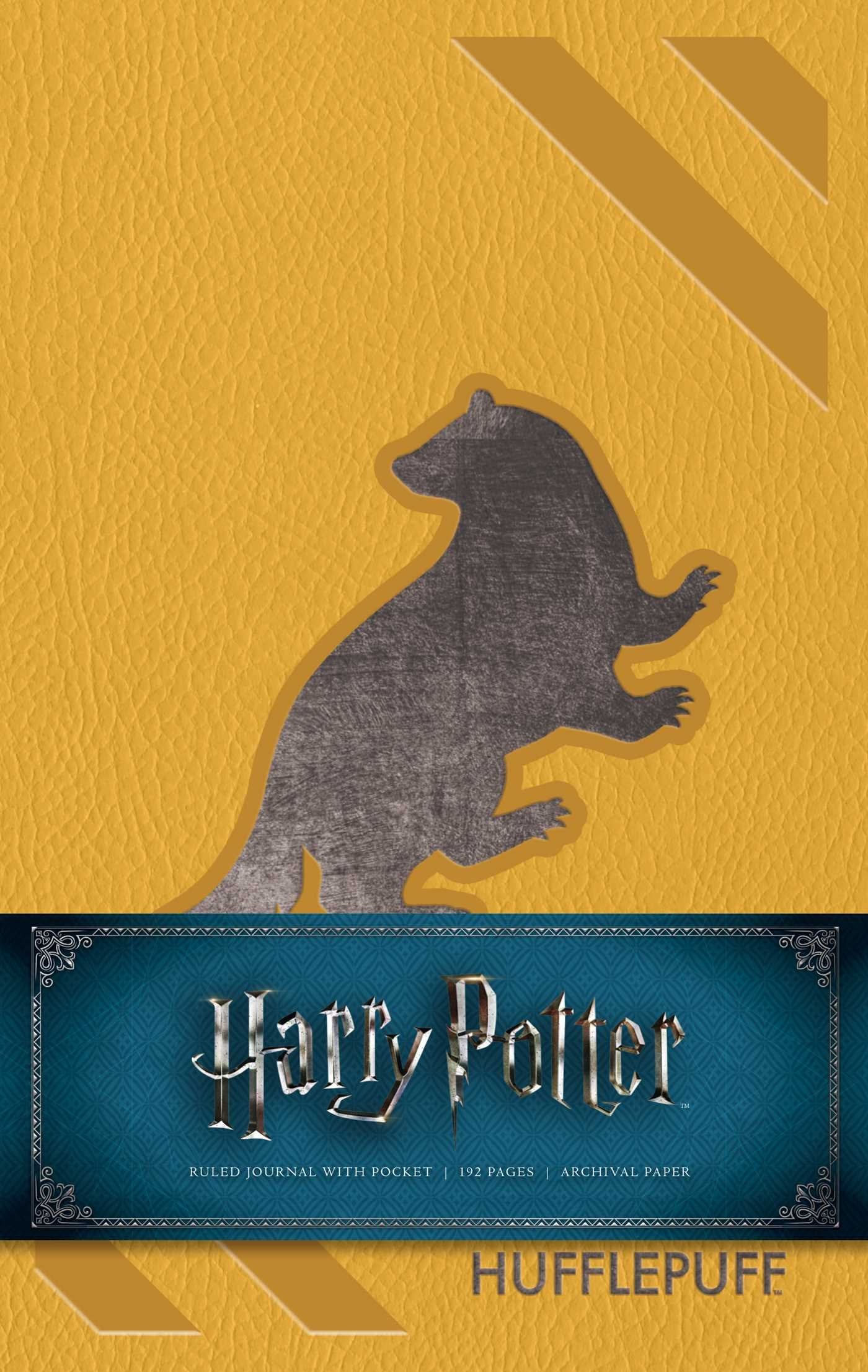 Harry Potter: Hufflepuff Hardcover Ruled Journal: Redesign Essays & Short Stories