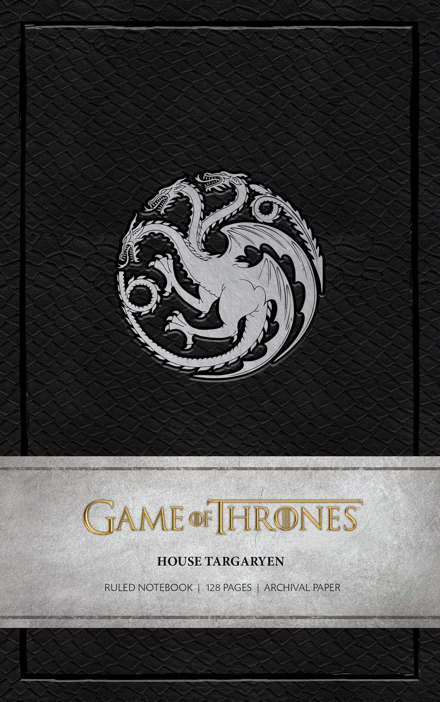 Game of Thrones: House Targaryen Ruled Notebook Contemporary literature