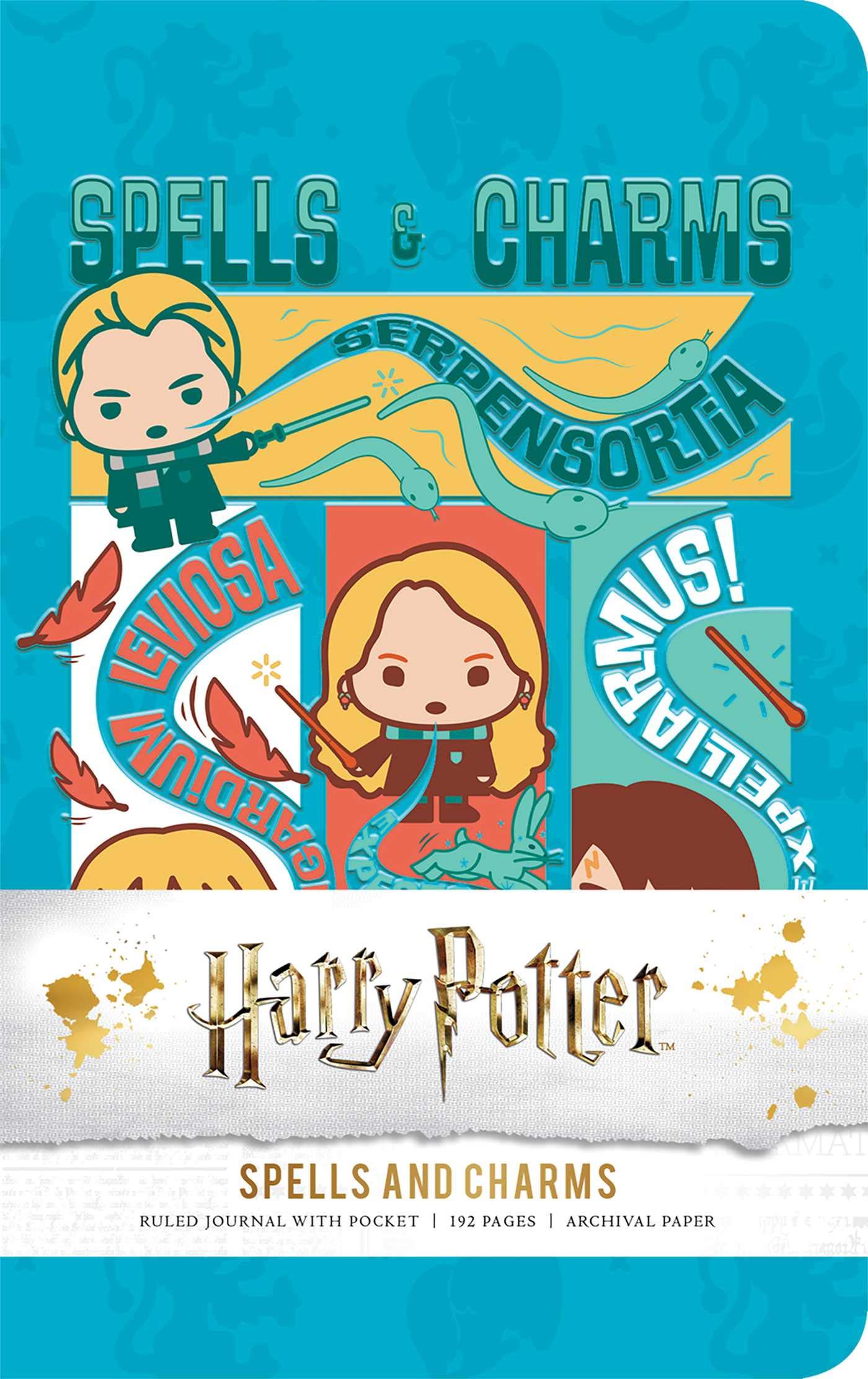 Harry Potter: Spells and Charms Ruled Pocket Journal Film, Art & Culture