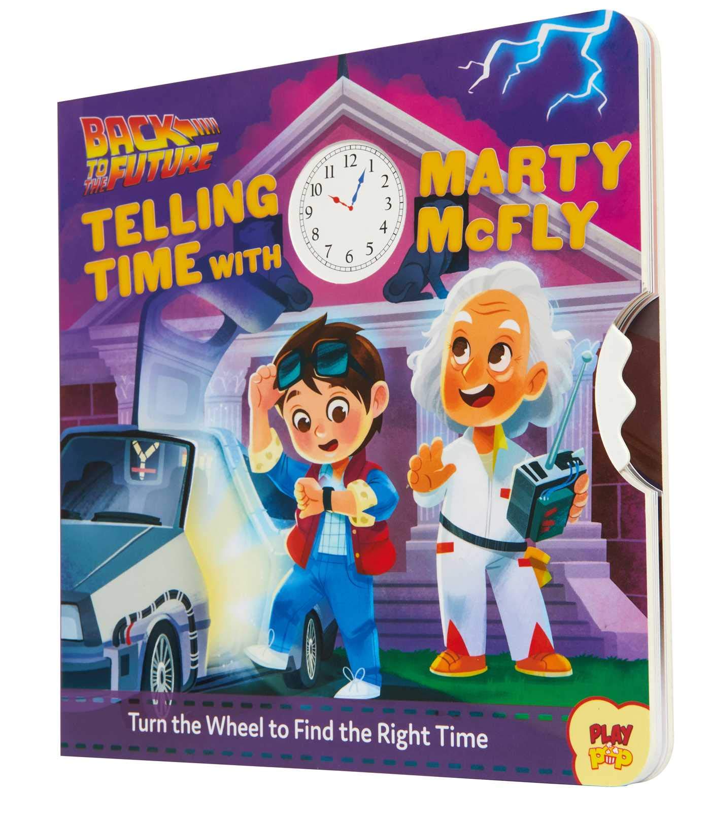 Back to the Future: Telling Time with Marty McFly: (Pop Culture Board Books, Teaching Telling Time, Books about Telling Time) (PlayPop) Manga