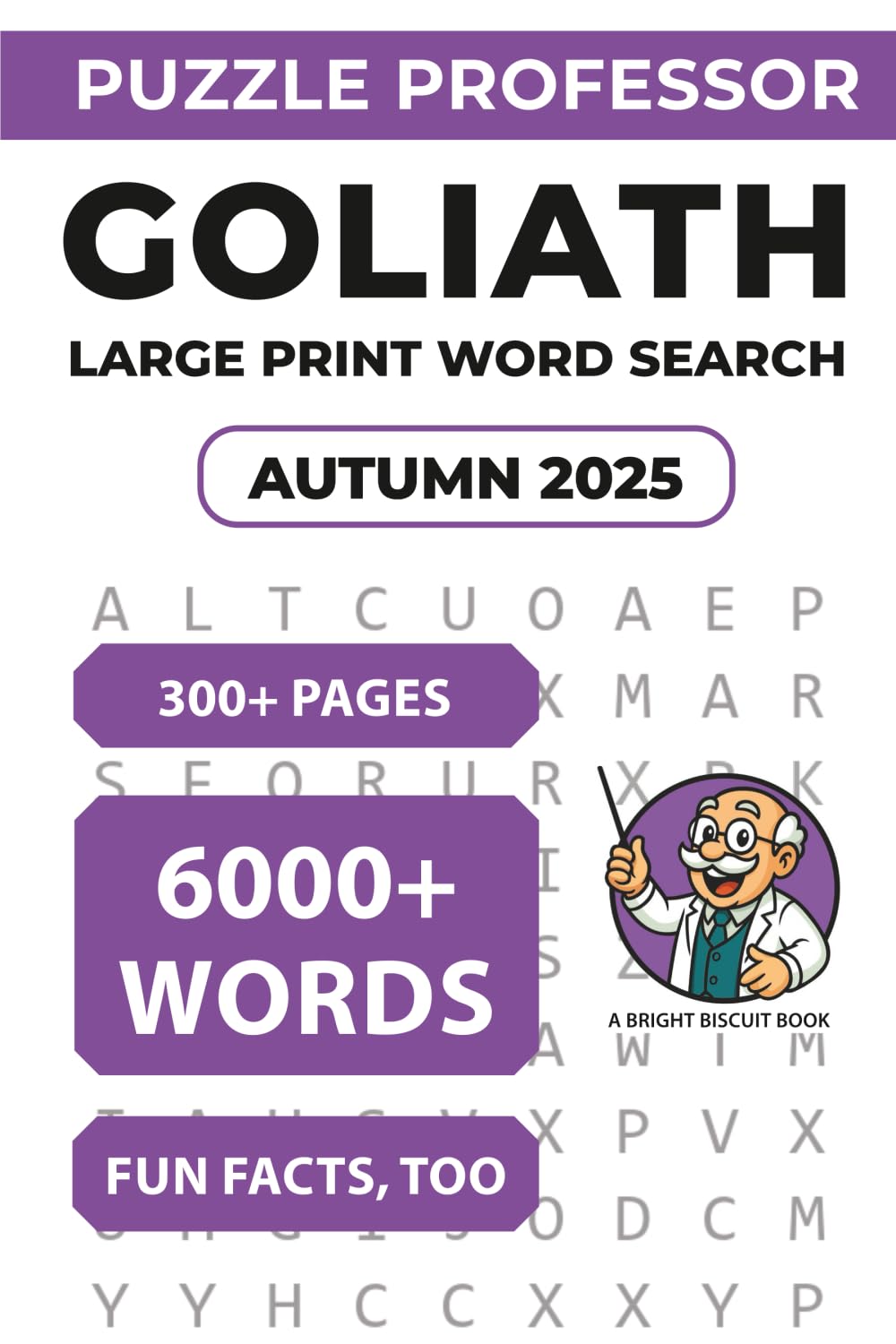 Goliath Large Print Word Search (Puzzle Professor): Autumn 2025 Leisure & Fun