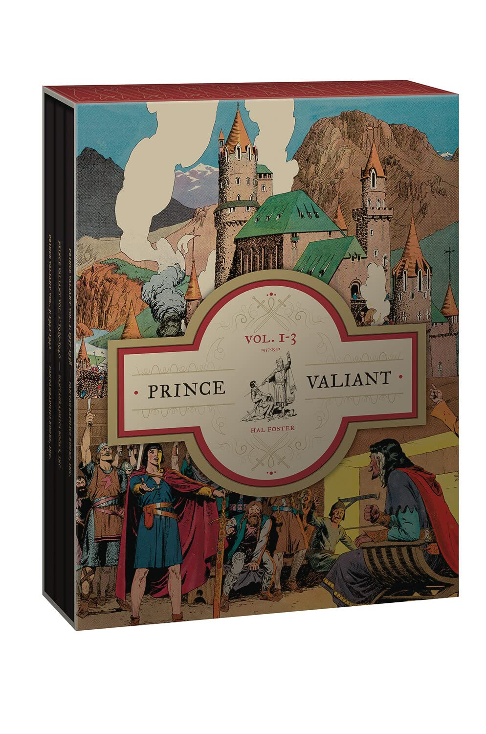 Prince Valiant Volumes 1-3: Gift Box Set (PRINCE VALIANT HC BOX SET) Action & Adventure