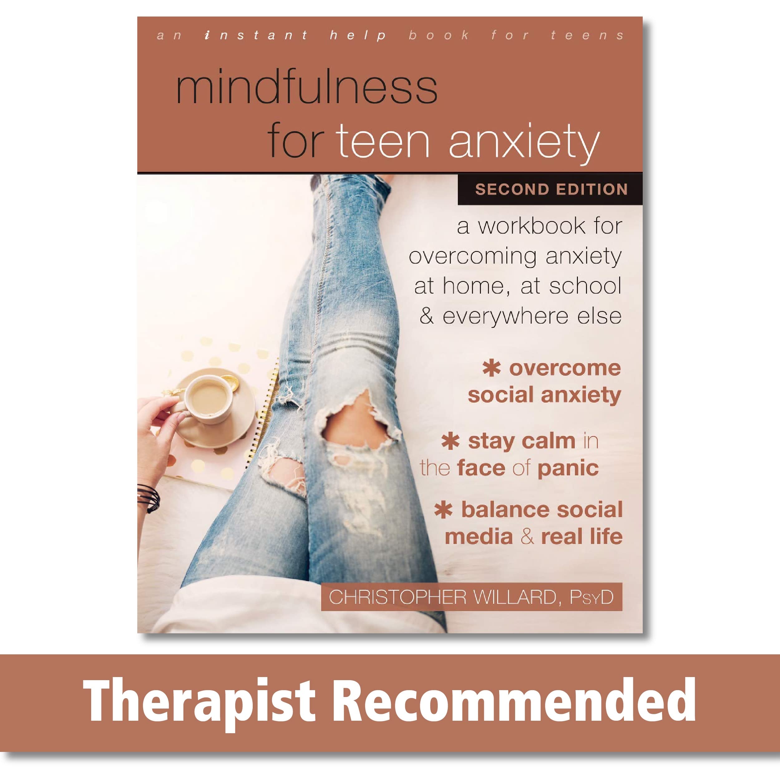 Mindfulness for Teen Anxiety: A Workbook for Overcoming Anxiety at Home, at School, and Everywhere Else Health, Nutrition & Fitness