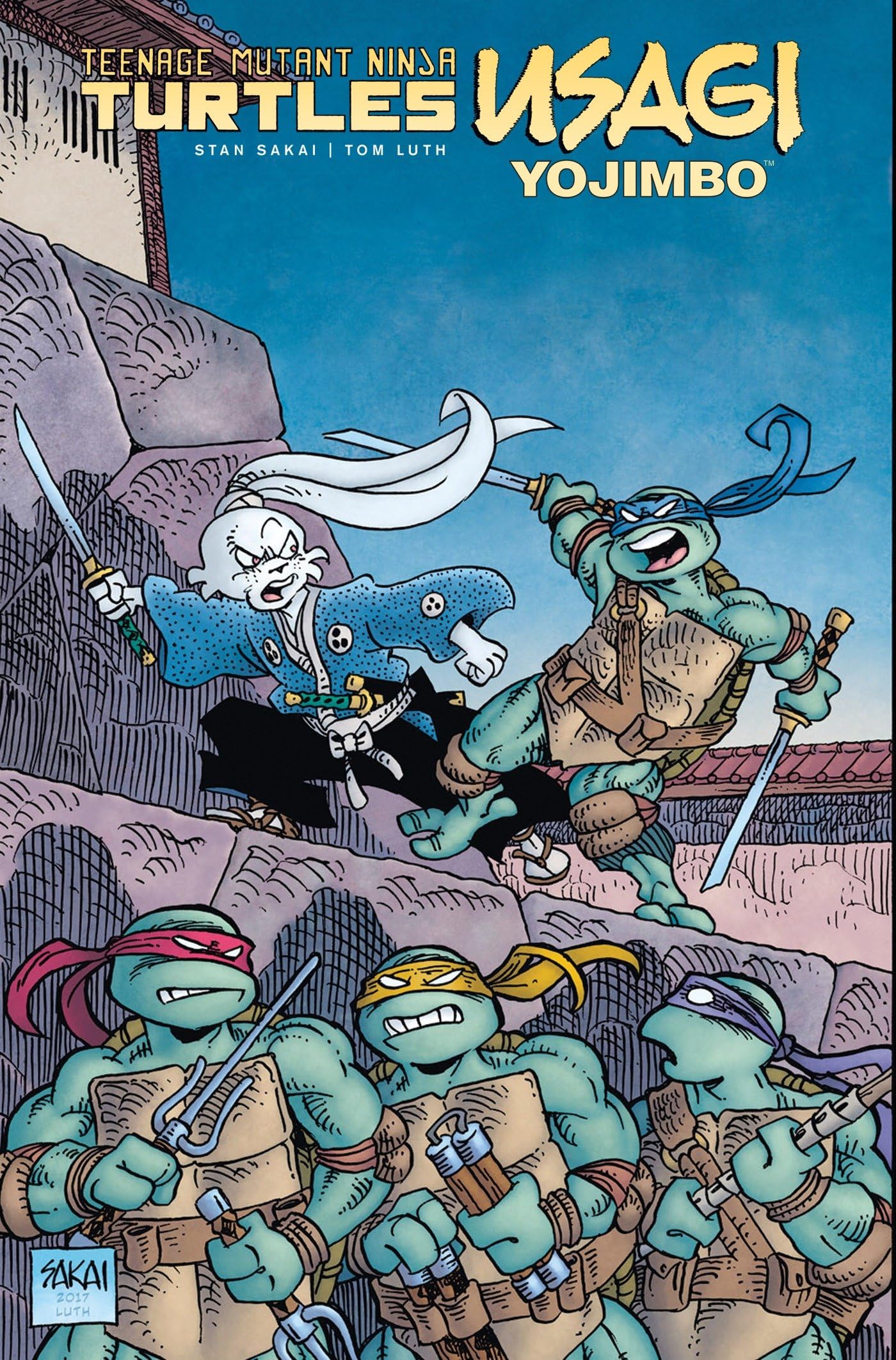Teenage Mutant Ninja Turtles/Usagi Yojimbo book